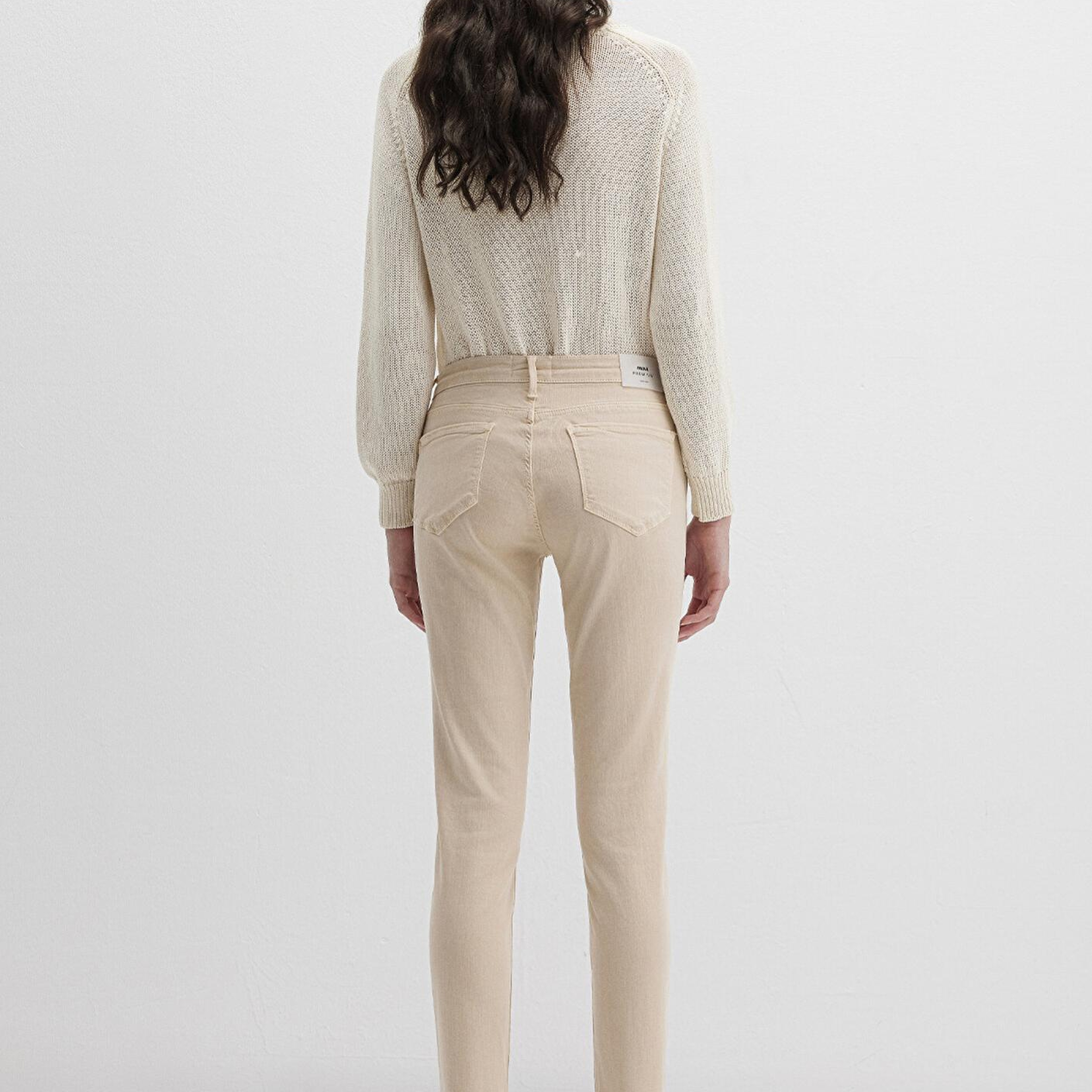 Mavi Ada Mavi Premium Krem Gabardin Pantolon 1020586447