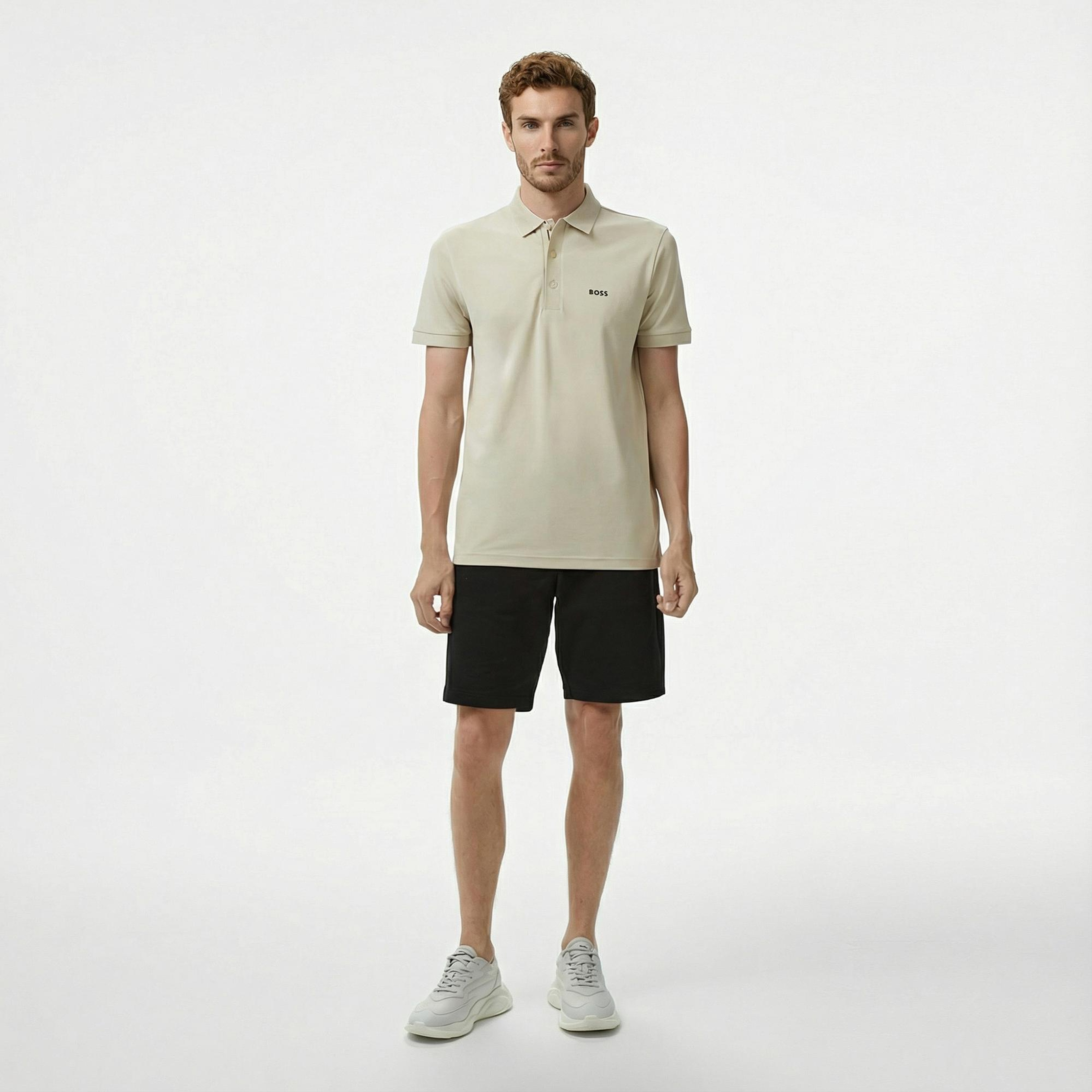 Boss Paule Erkek Bej Polo