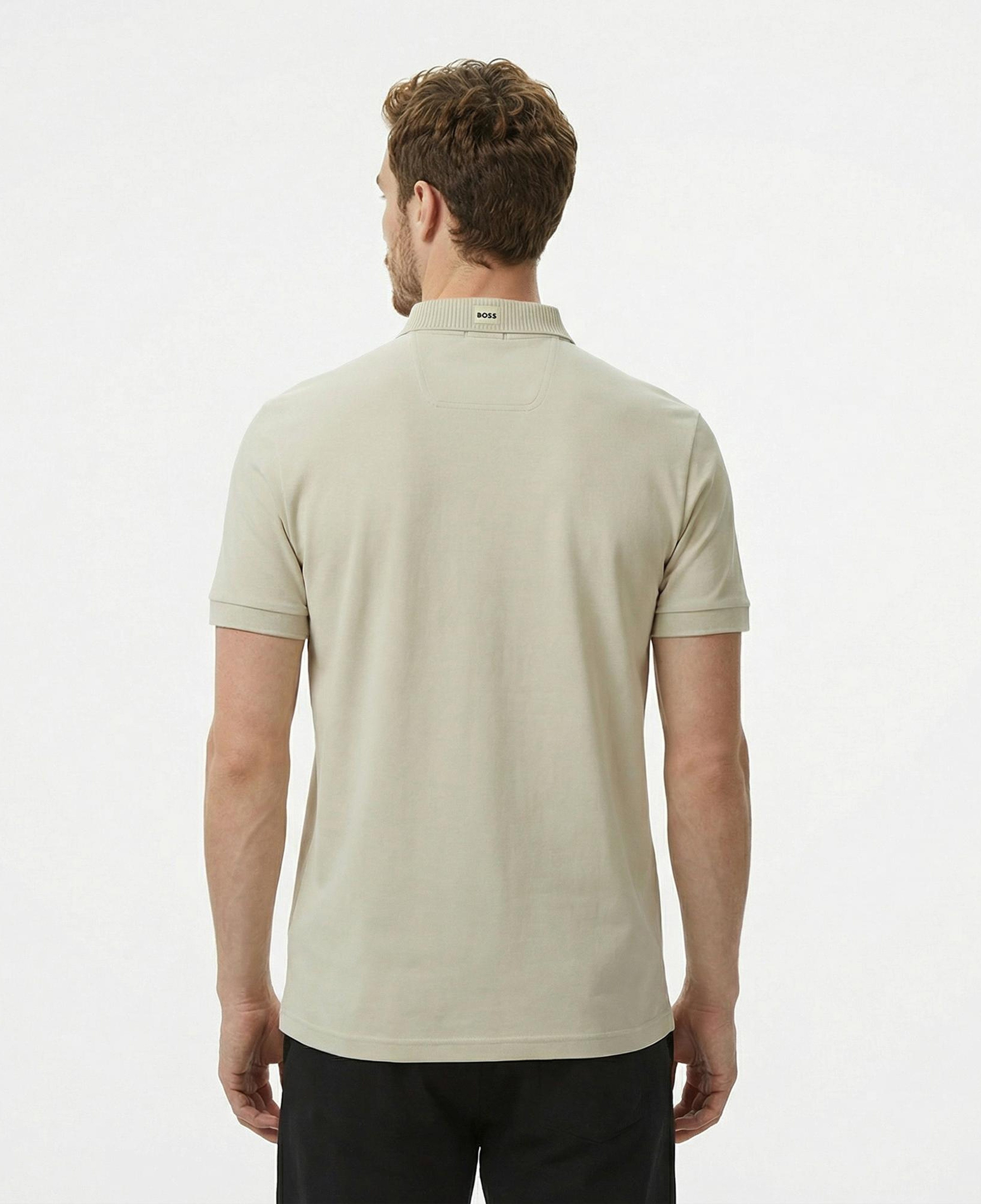 Boss Paule Erkek Bej Polo