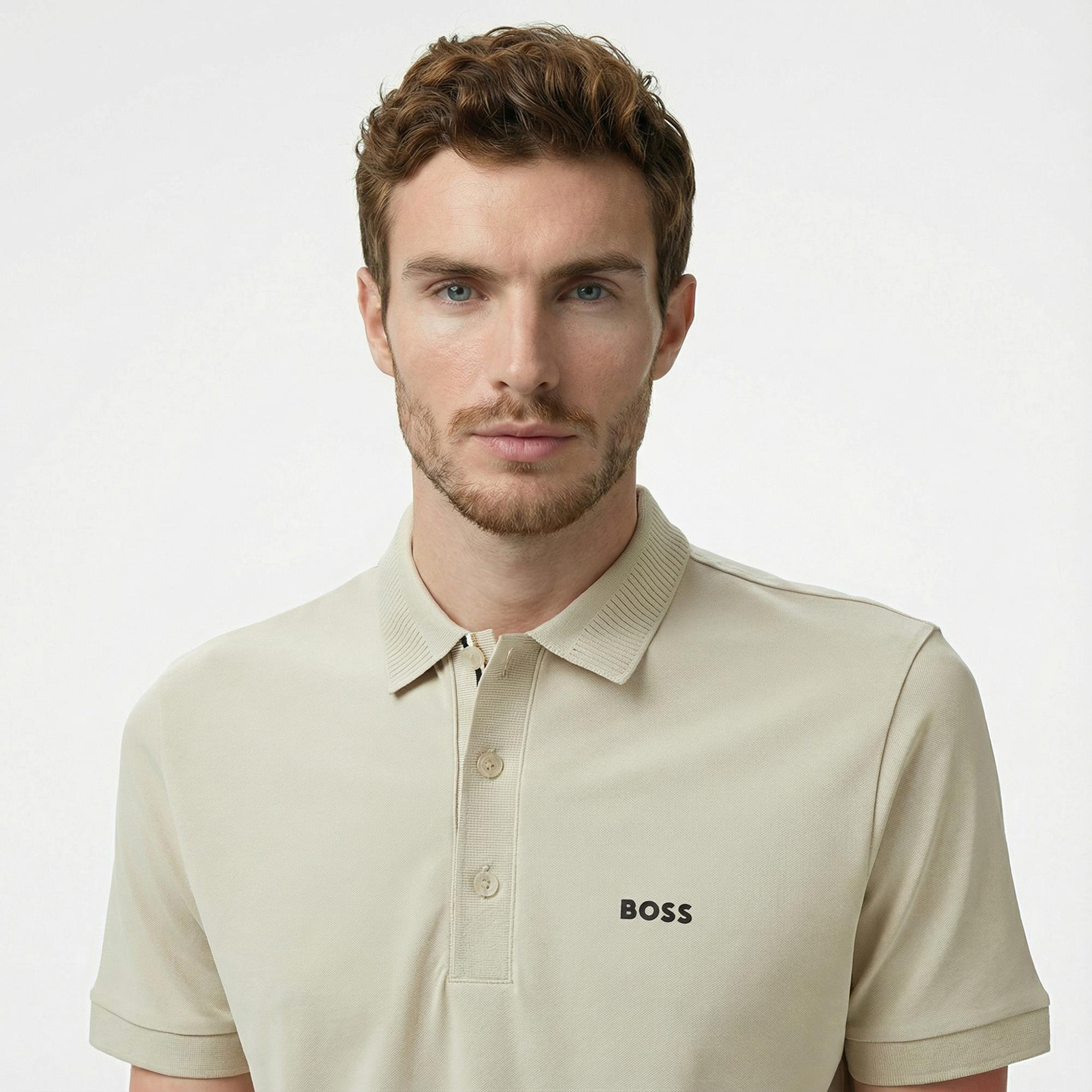 Boss Paule Erkek Bej Polo