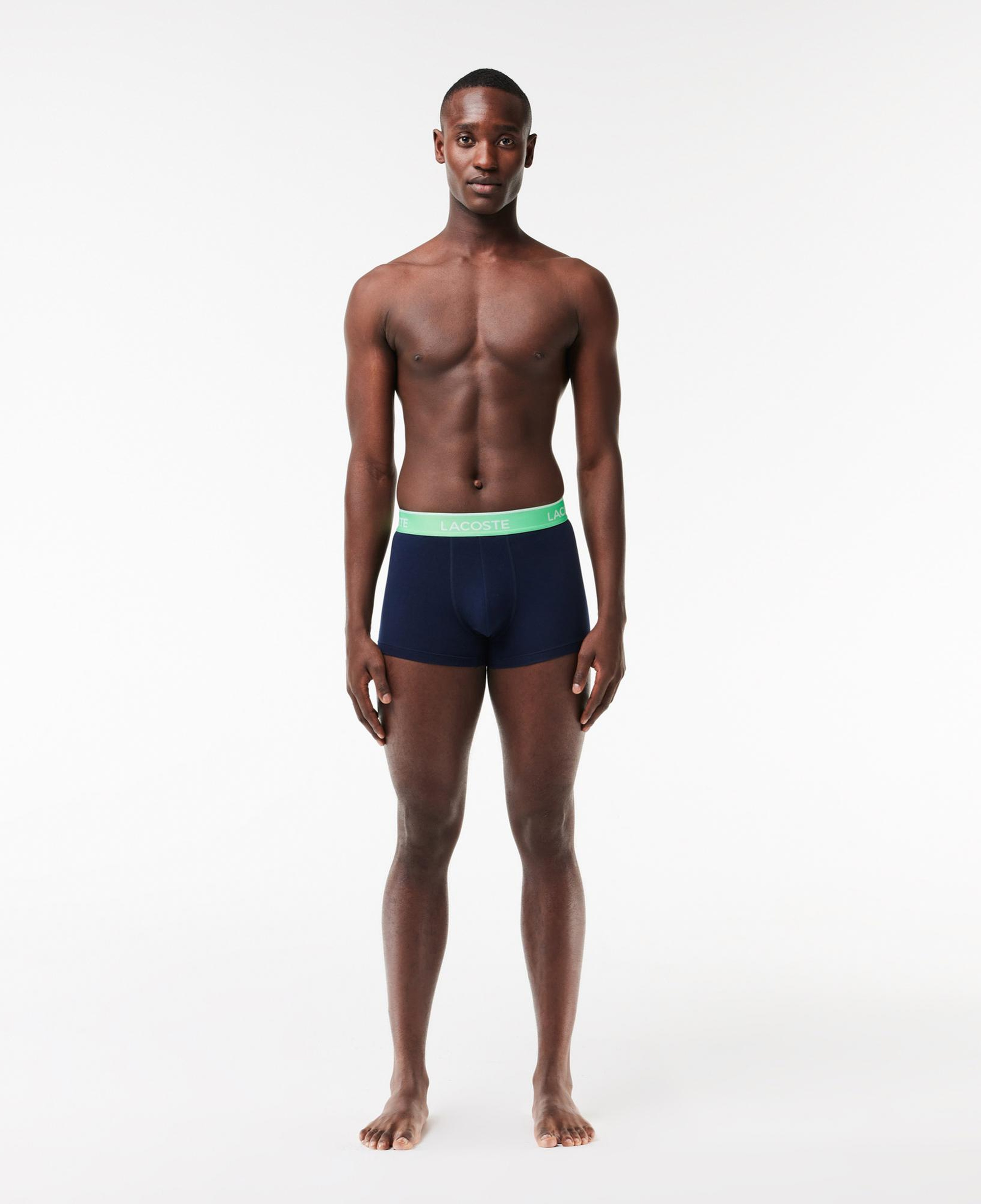 Lacoste Erkek 3'lü Lacivert Boxer