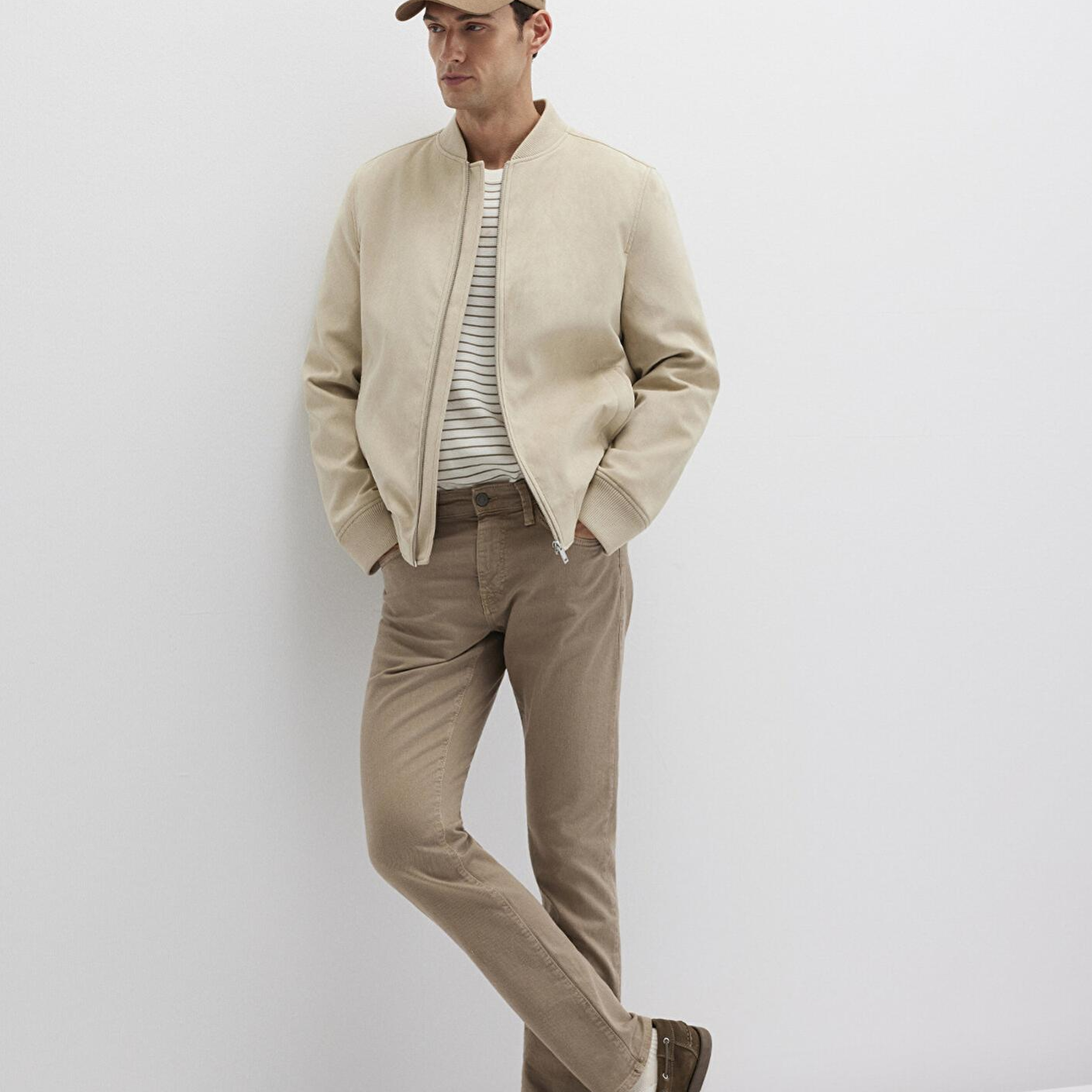 Mavi Jake Bej Comfort Gabardin Pantolo 0042286571