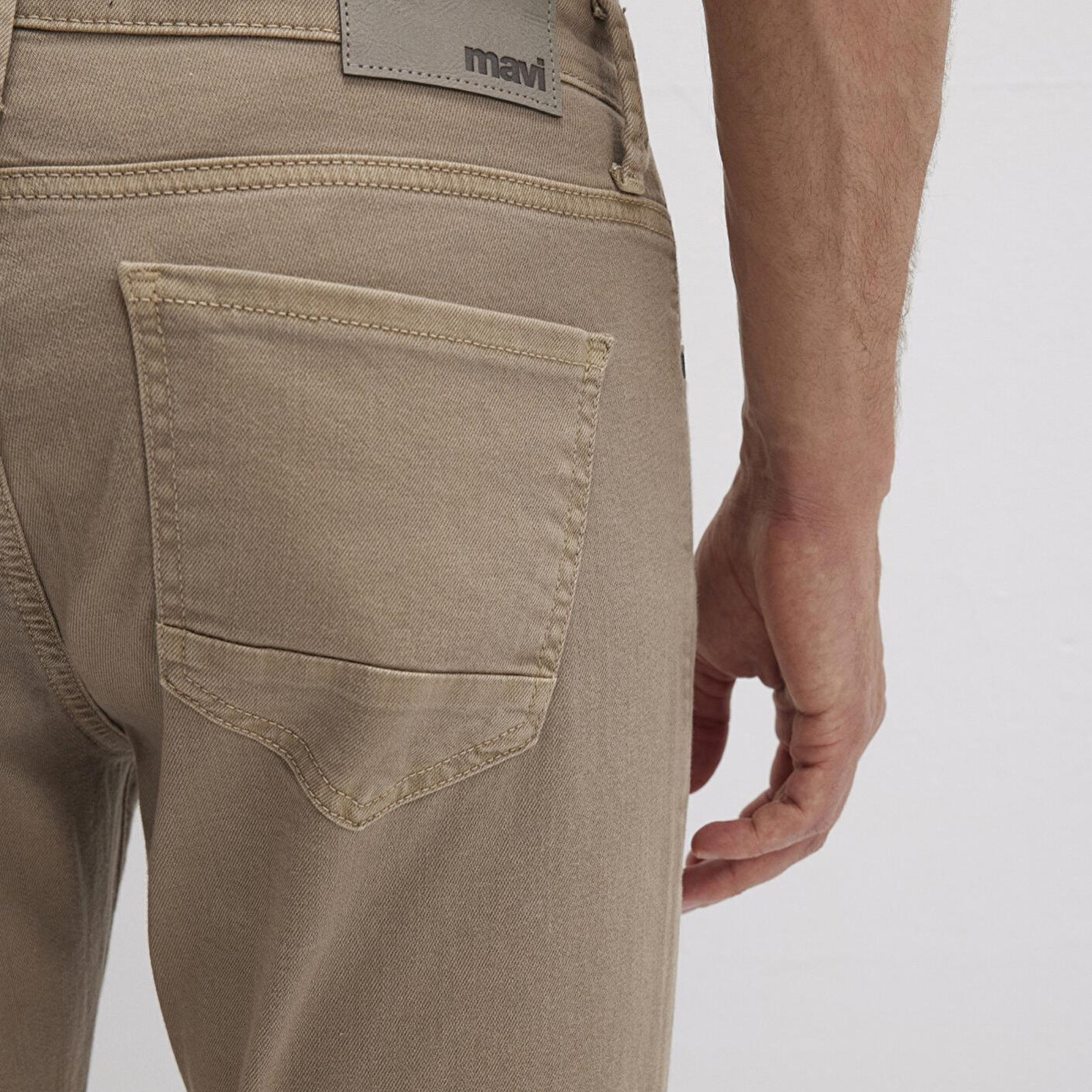 Mavi Jake Bej Comfort Gabardin Pantolo 0042286571