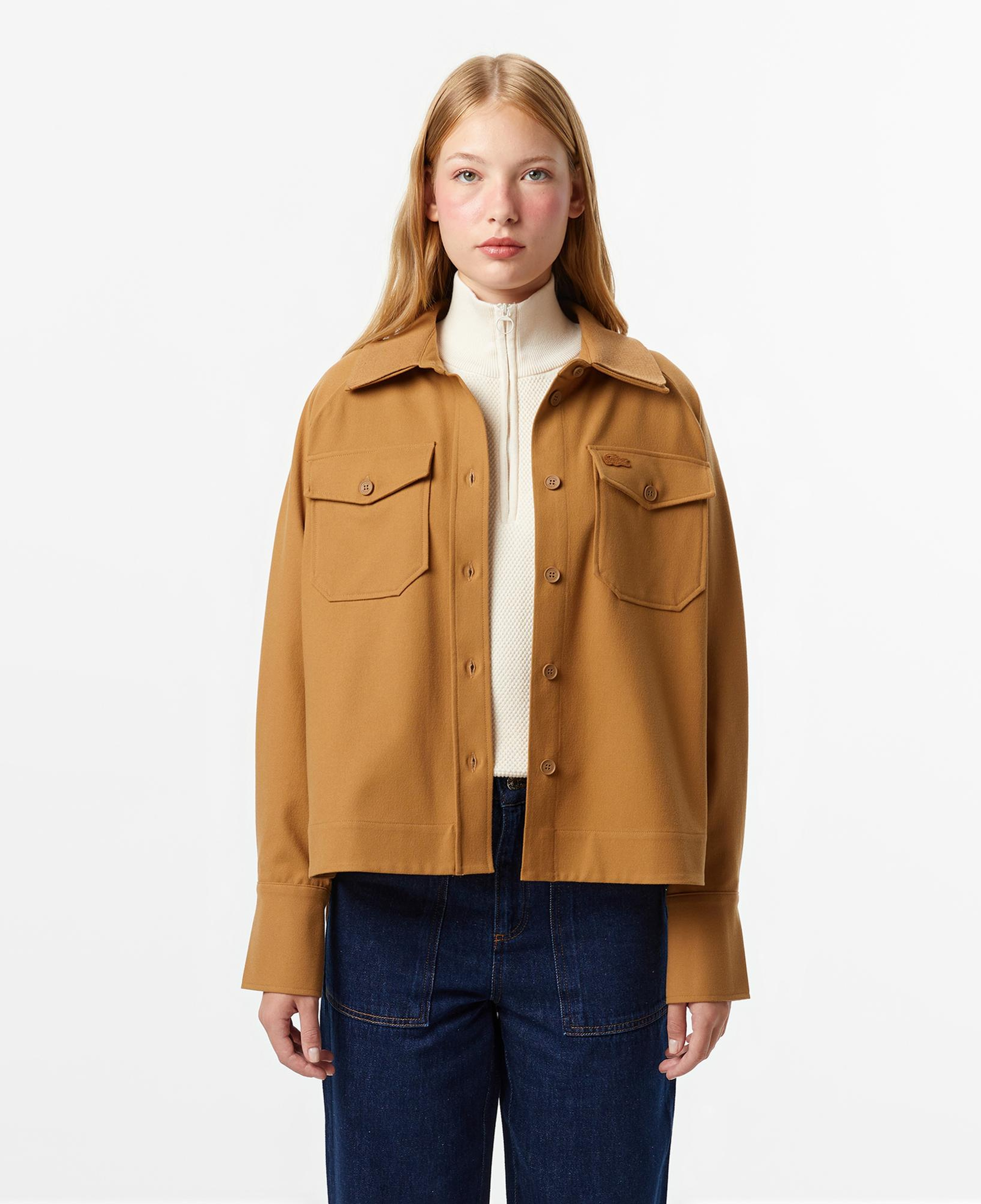 Lacoste Kadın Kahverengi Gömlek