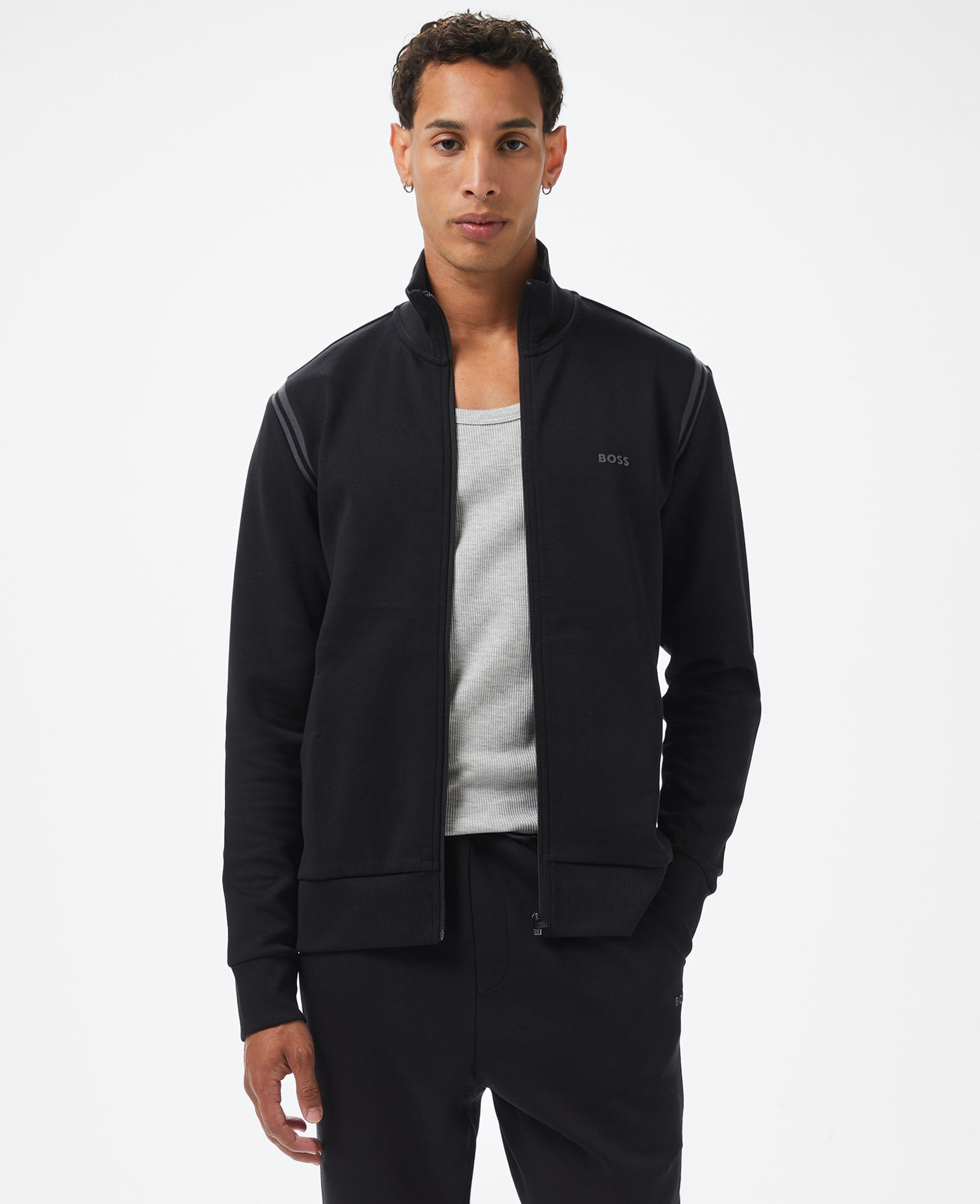 Boss Erkek Siyah Sweatshirt