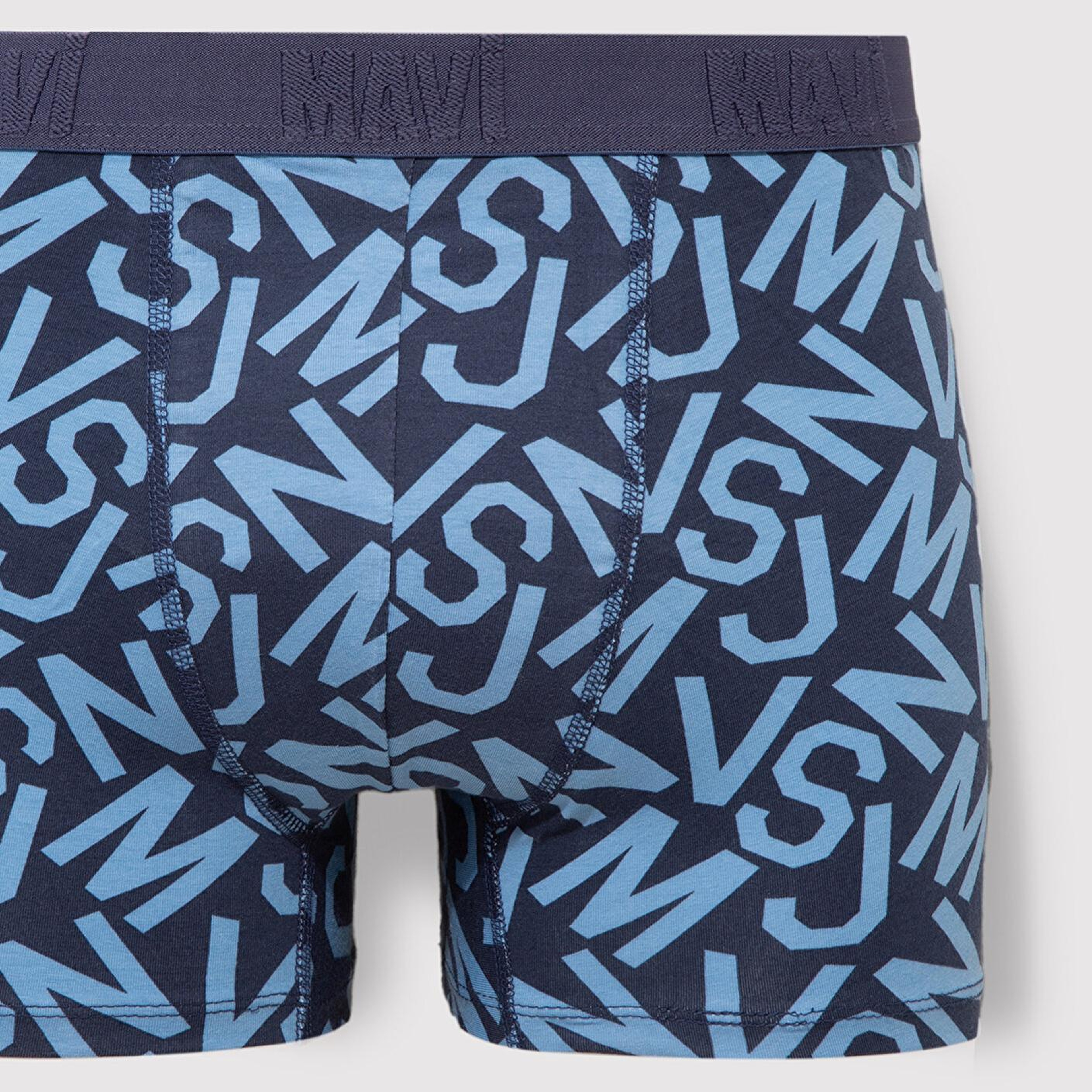 Mavi Baskılı Mavi Boxer 0910441-85803