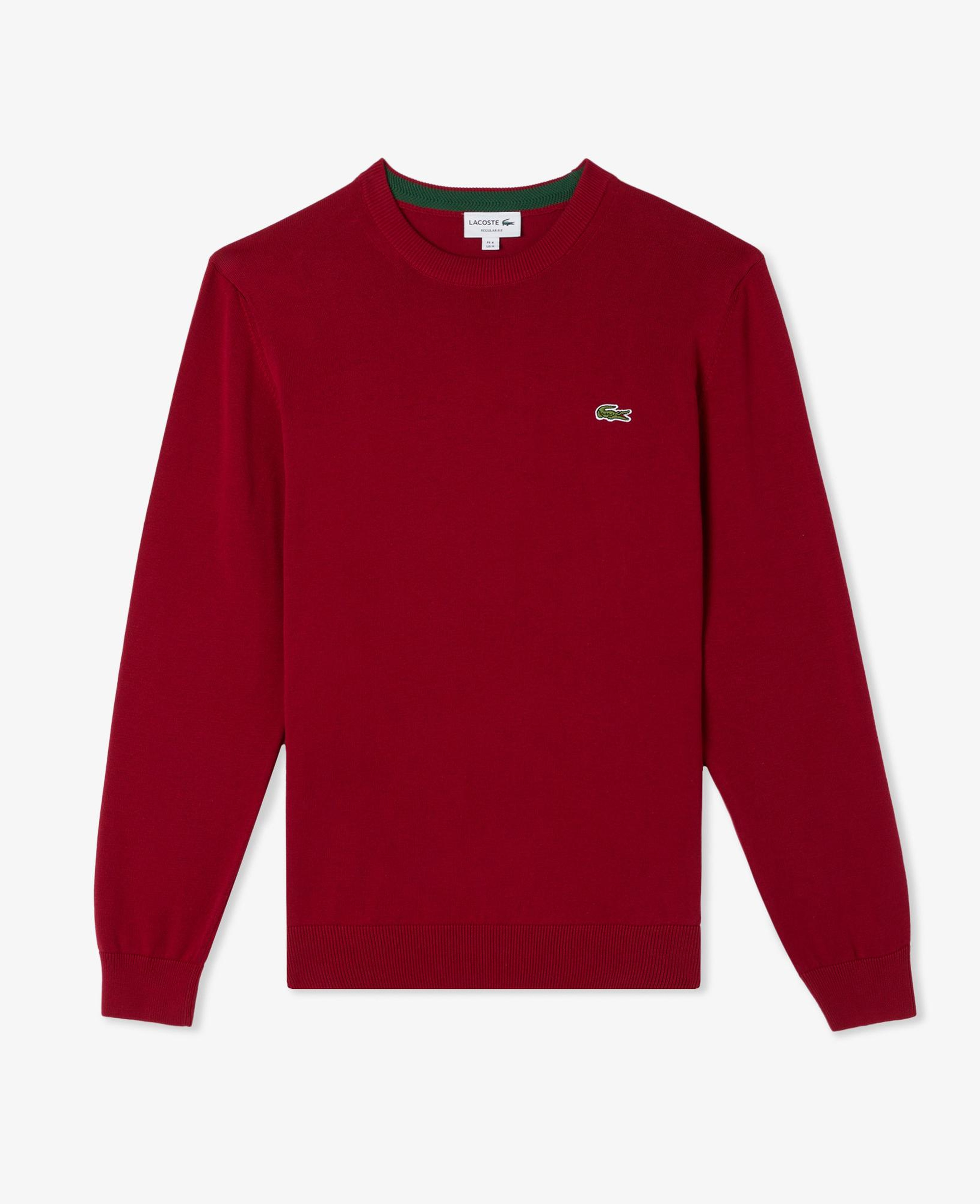 Lacoste Erkek Regular Fit Bisiklet Yaka Kırmızı Kazak