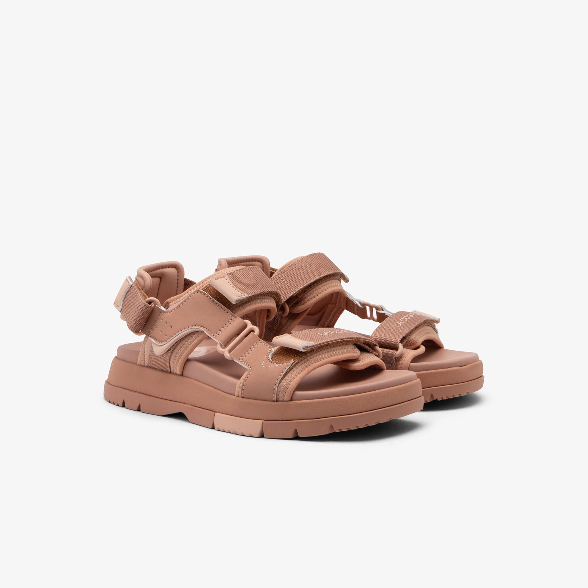 Lacoste Suruga Premium Kadın Kahverengi Sandalet