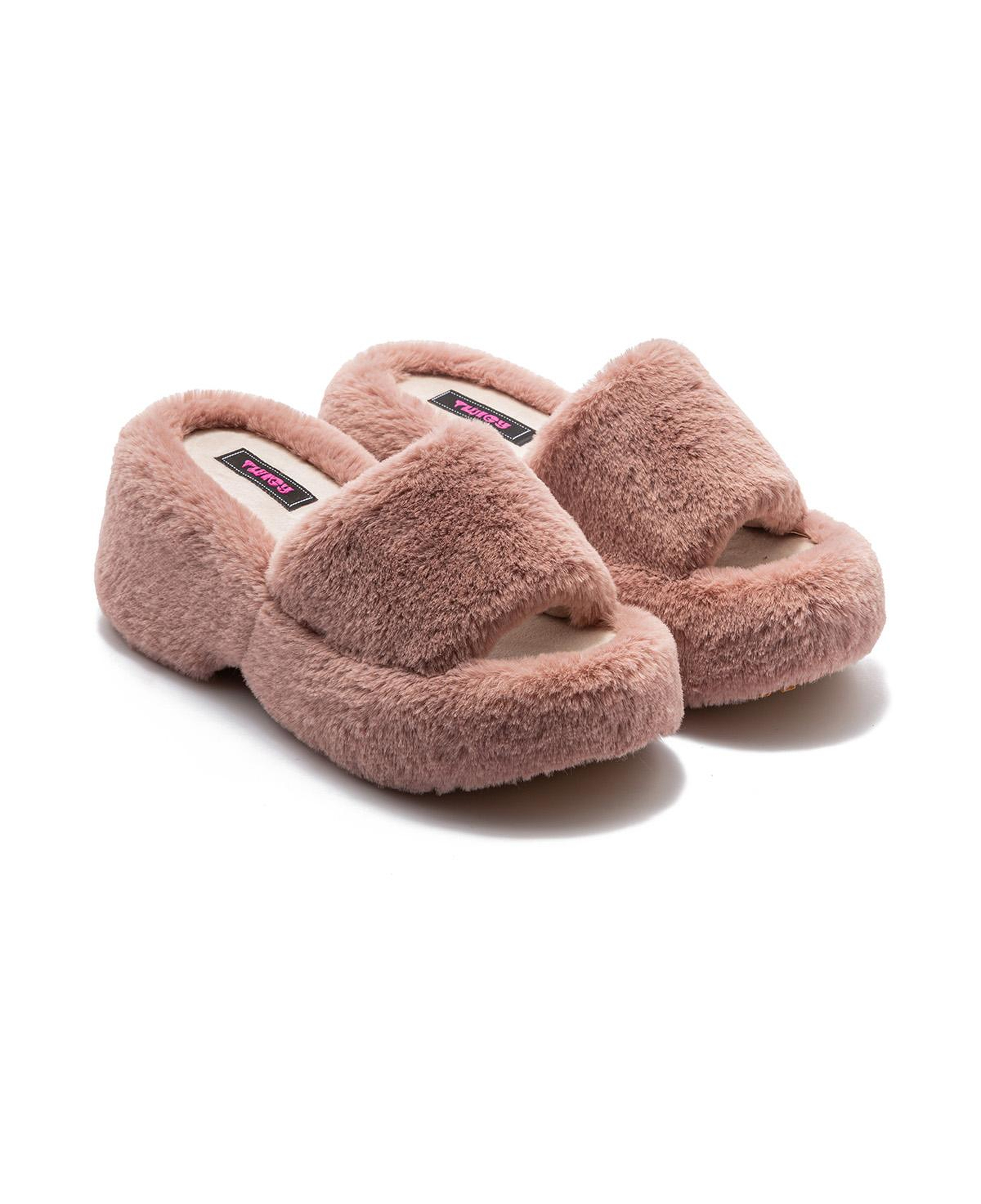 Lili Peluş Kadın Topuklu Ev Terliği Pembe 36/40