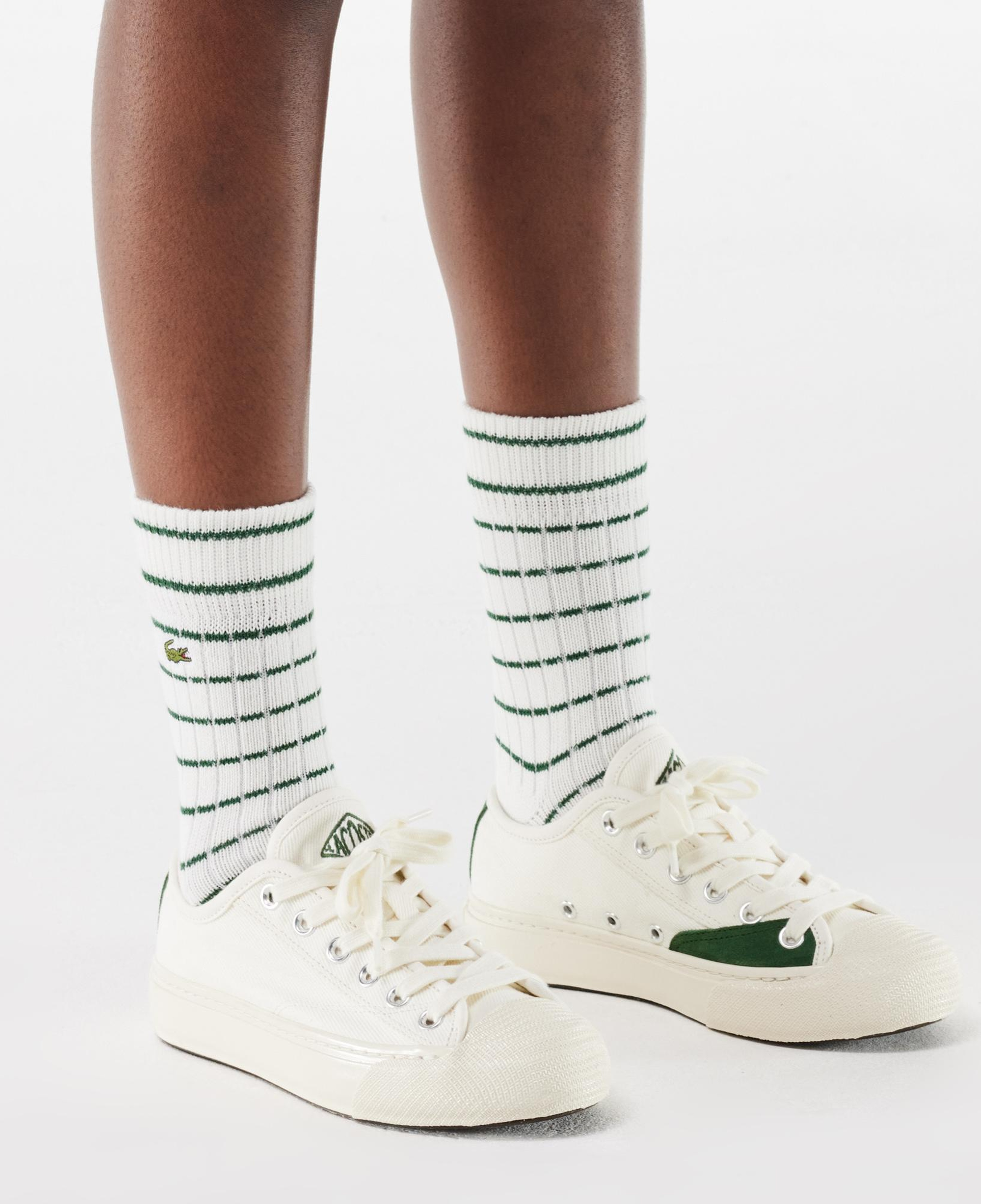 Lacoste Backcourt Kadın Krem Sneaker