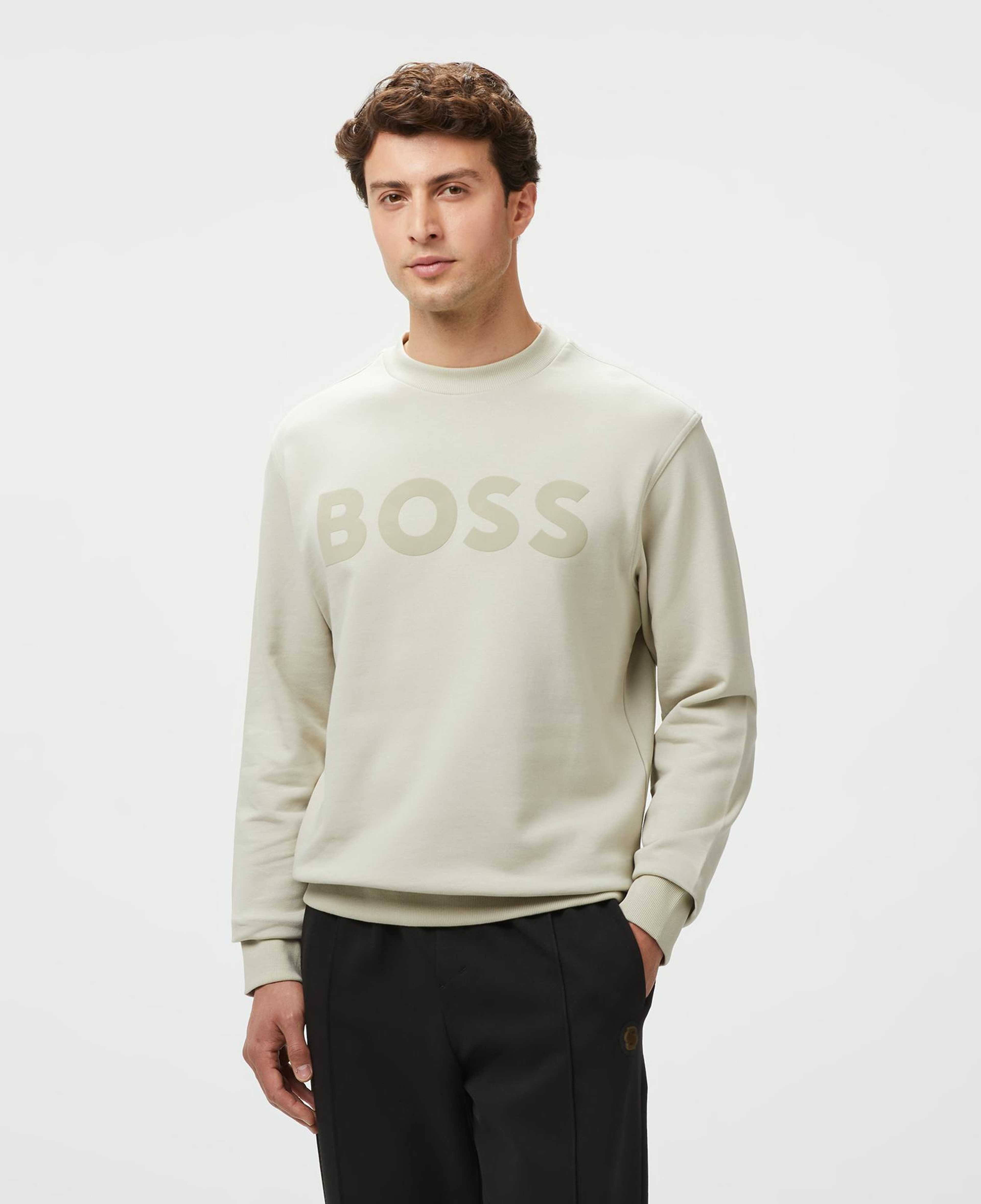 Boss Erkek Bej Sweatshirt