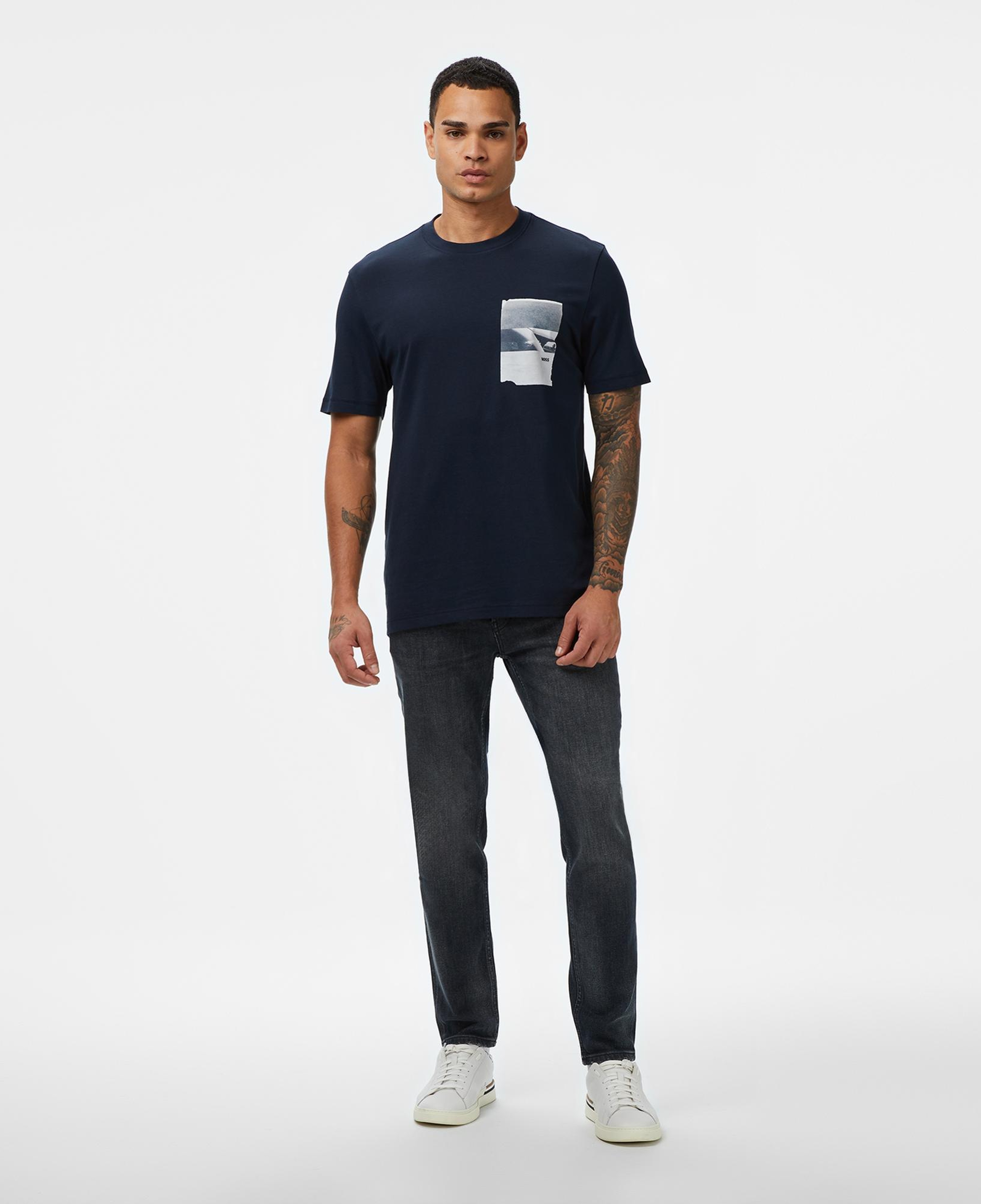 Boss Container Erkek Koyu Mavi T-Shirt