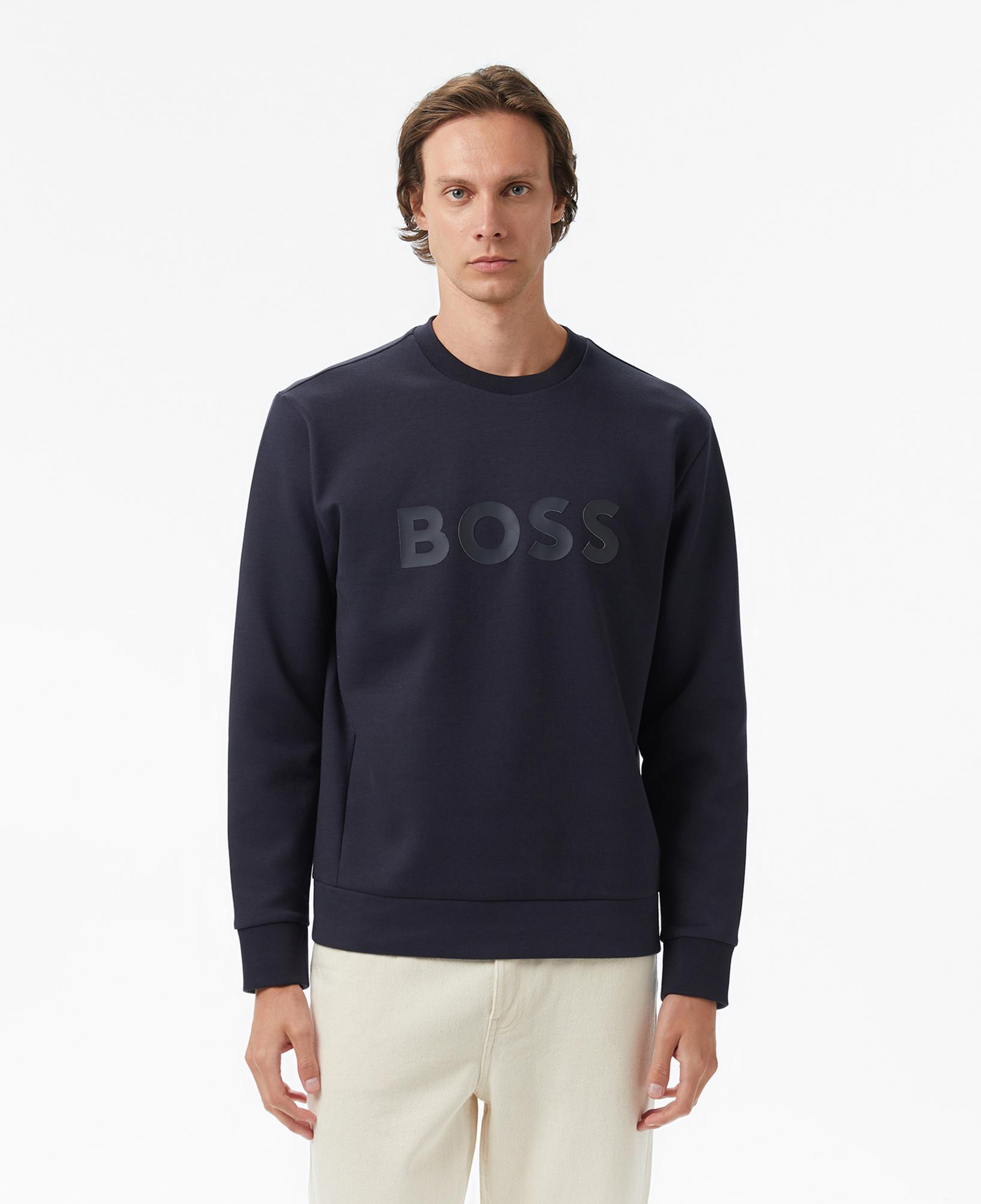 Boss Erkek Mavi Sweatshirt