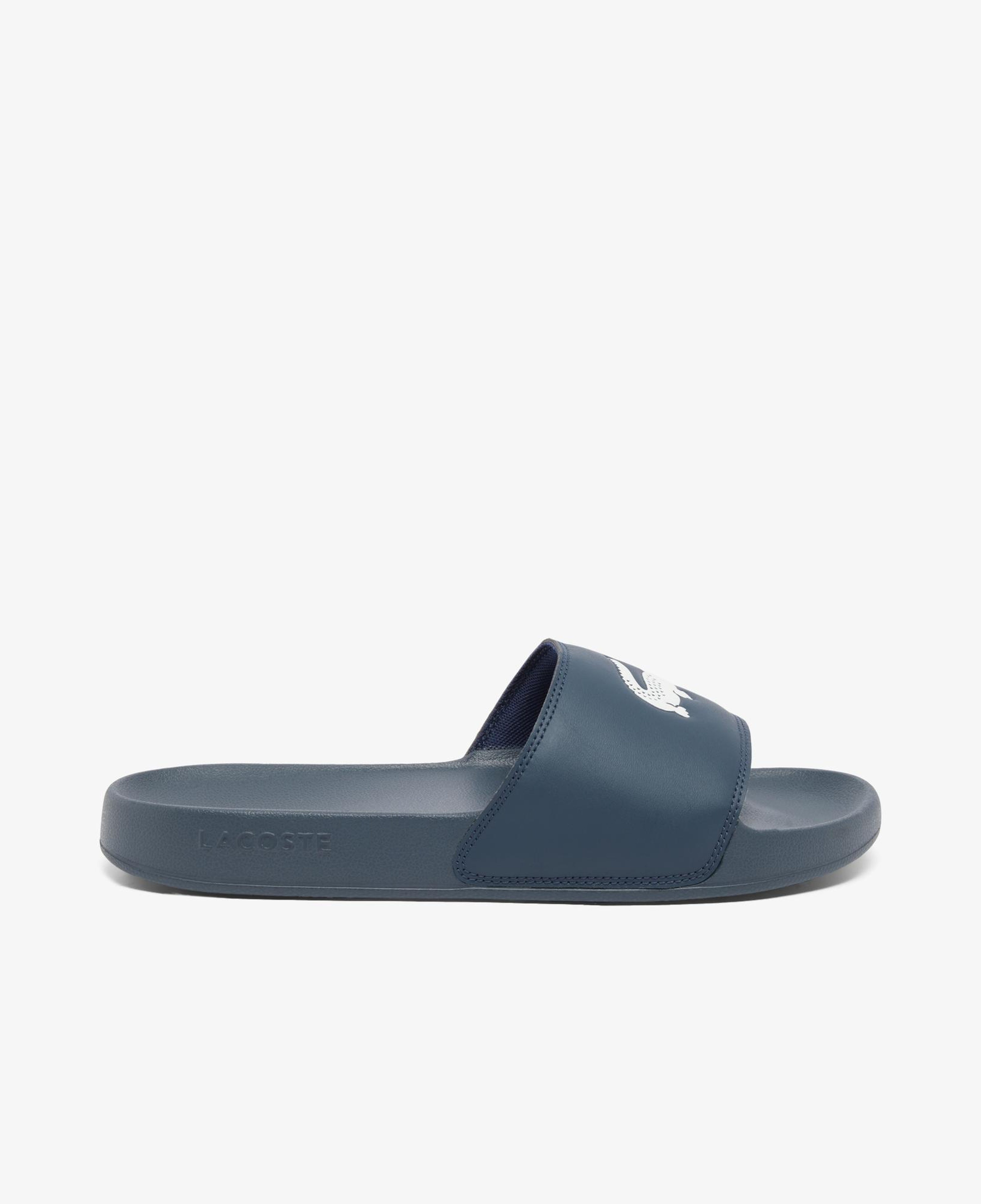 Lacoste Serve Slide Erkek Lacivert Terlik