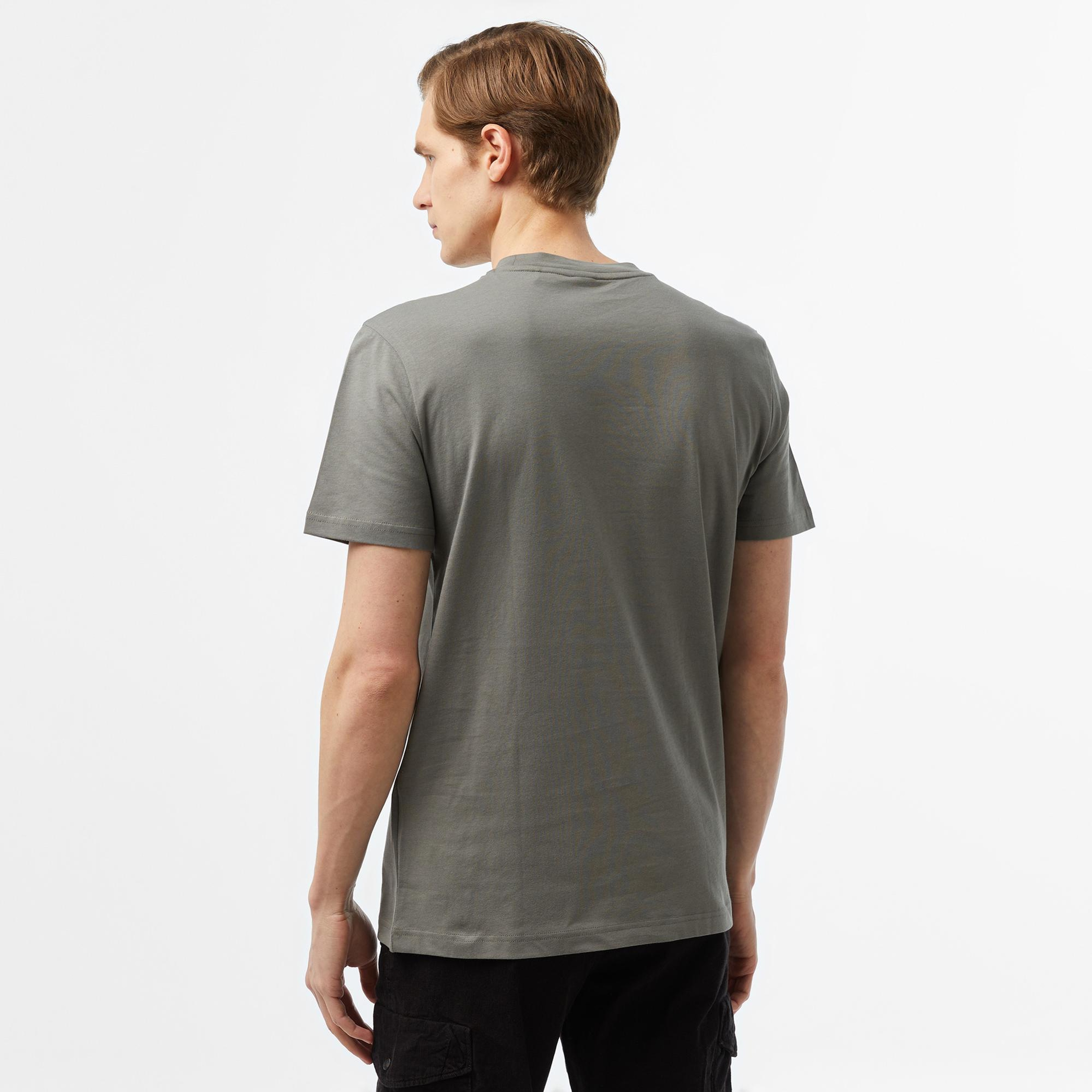 Boss Thinking Erkek Gri T-Shirt