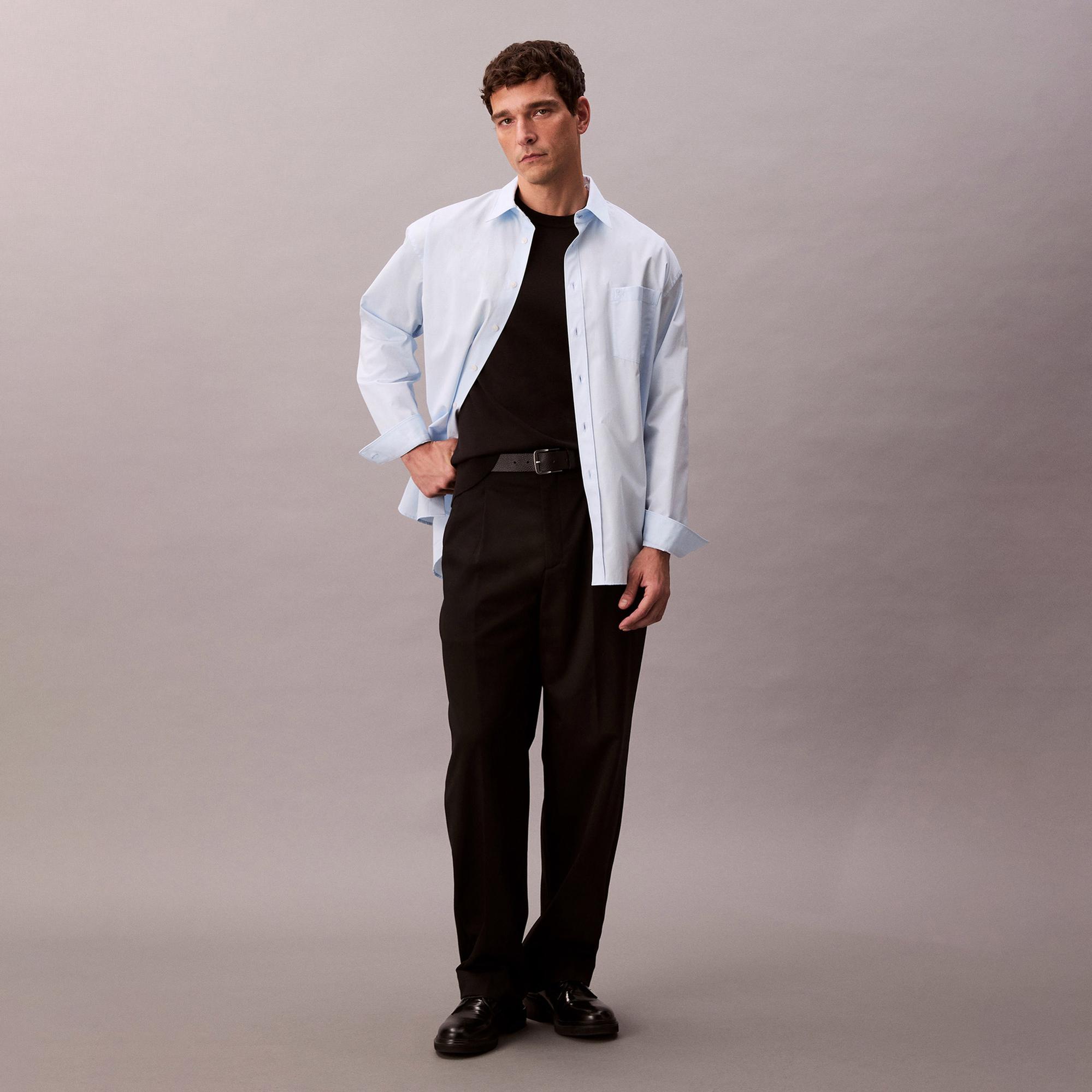 Calvin Klein Supima Erkek Siyah Triko