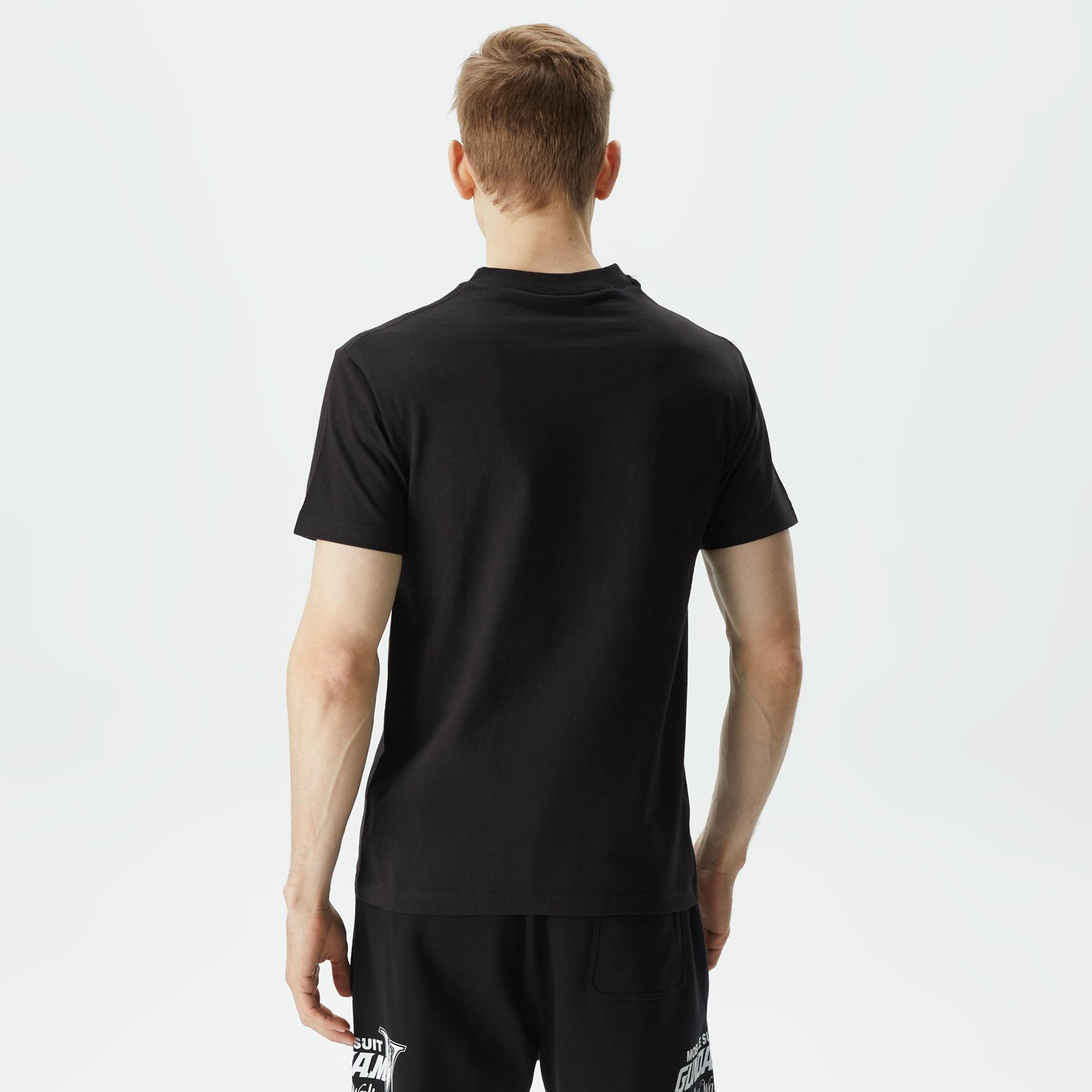 HUF x Gundam Heero Erkek Siyah T-Shirt