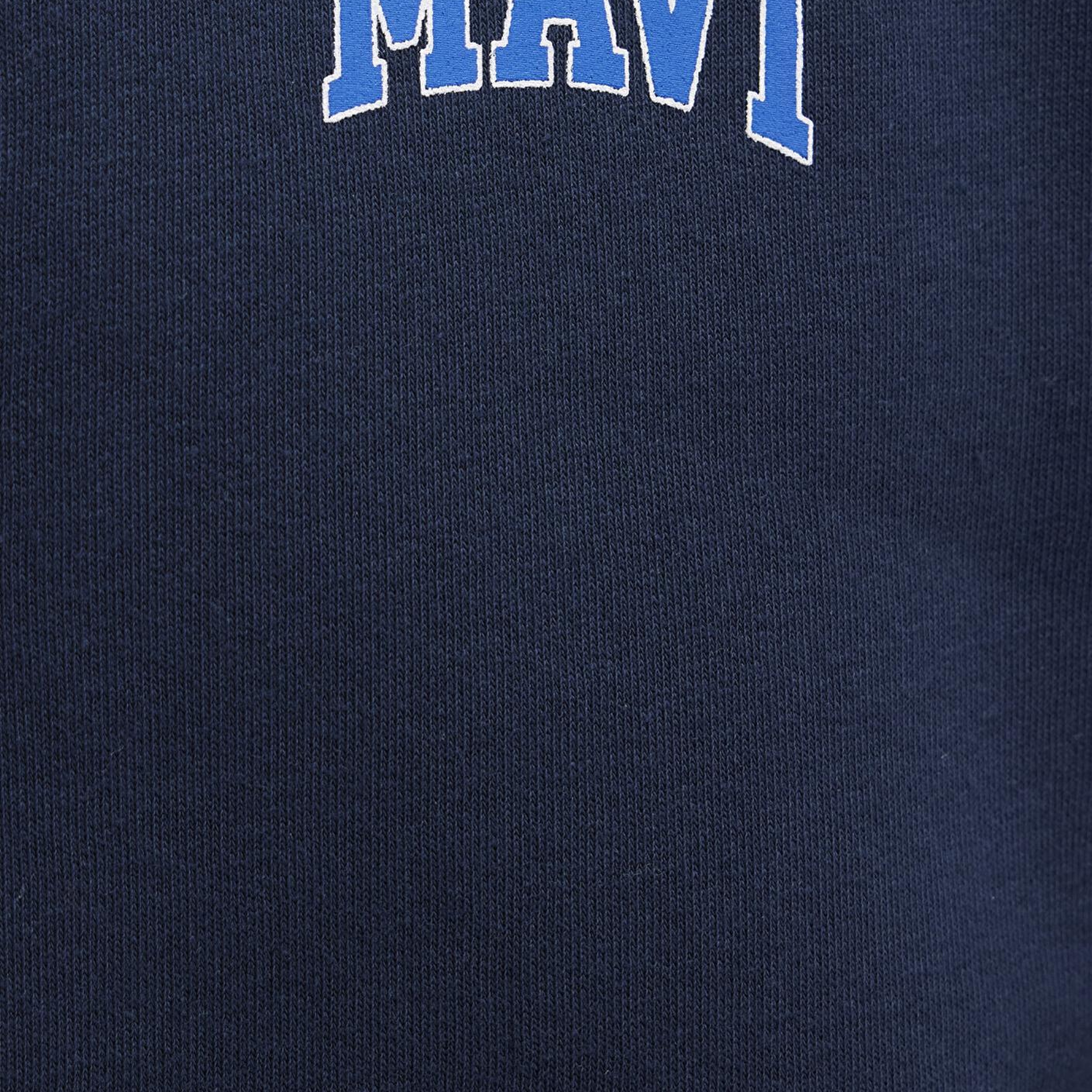 Mavi Mavi Logo Baskılı Fermuarlı Lacivert Sweatshirt 0611715-70490