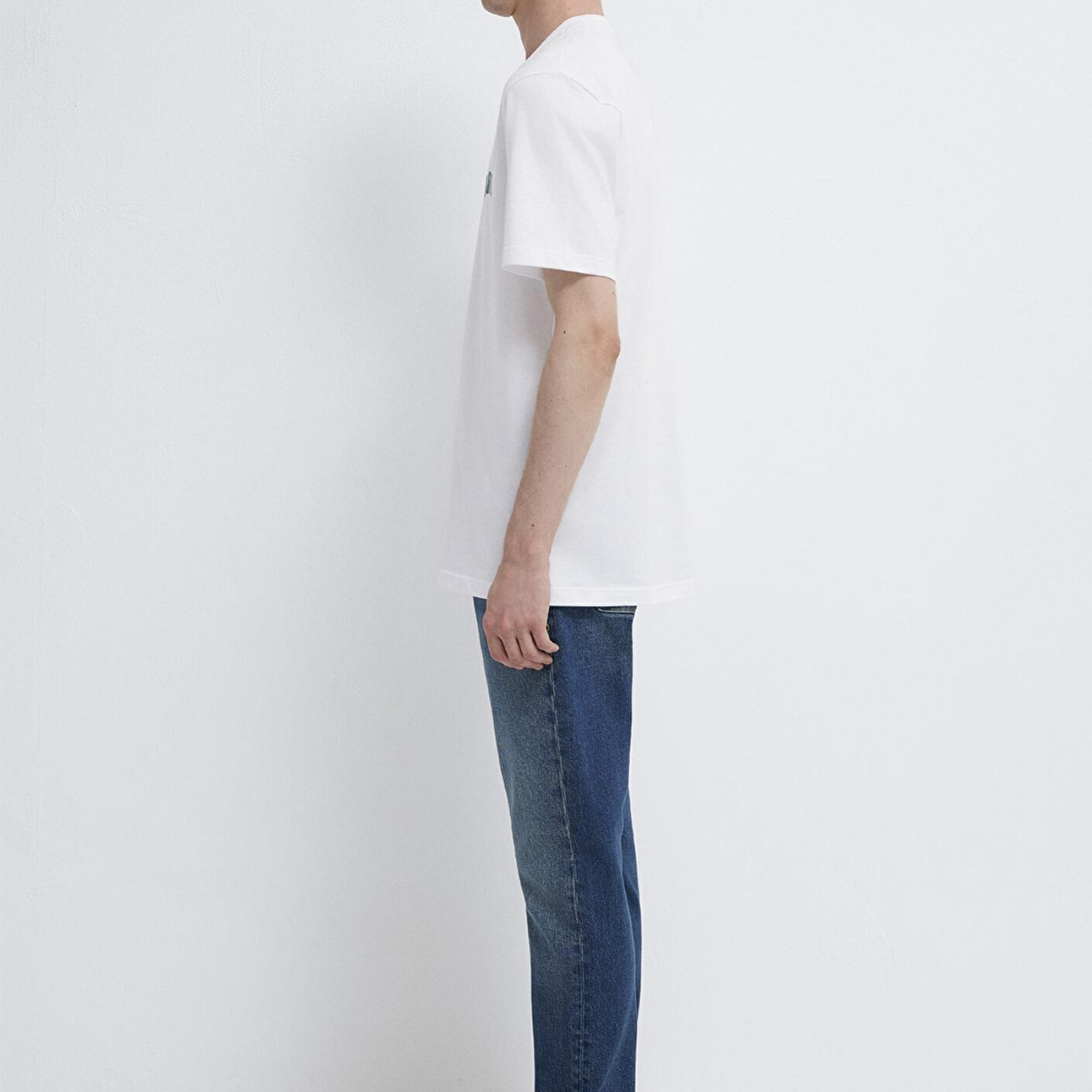 Mavi Mavi Logo Baskılı Beyaz Tişört Regular Fit / Normal Kesim 0611714-620