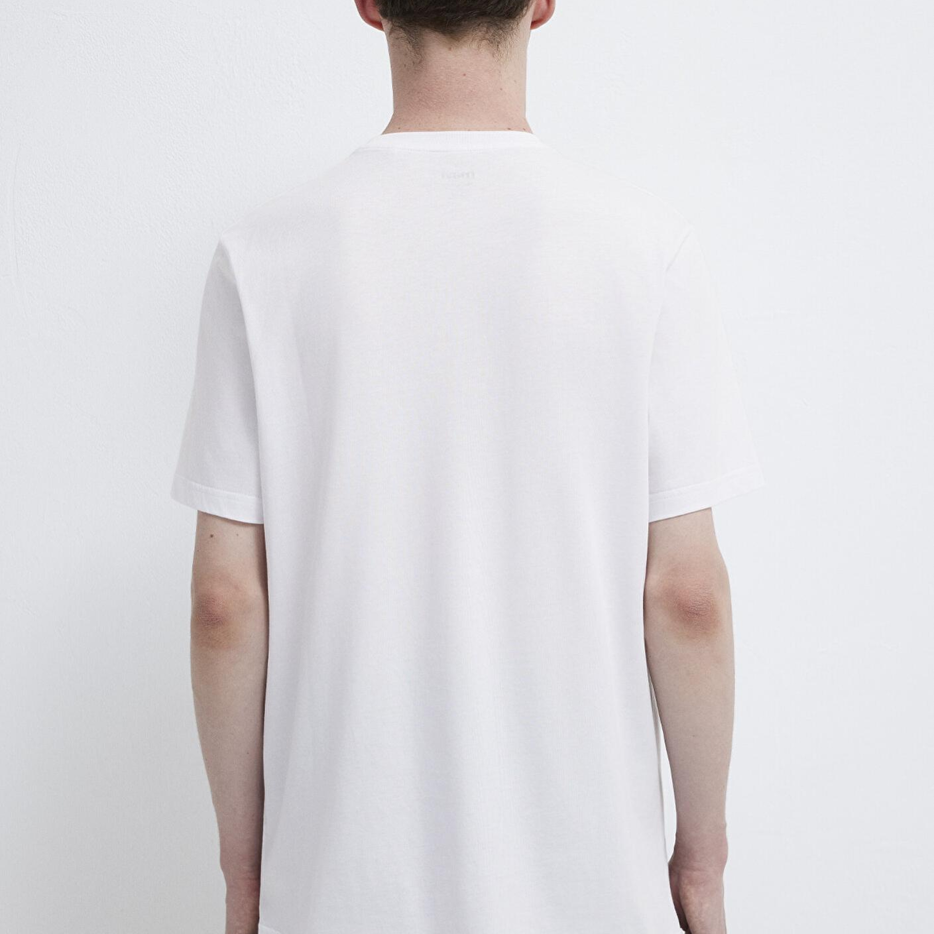 Mavi Mavi Logo Baskılı Beyaz Tişört Regular Fit / Normal Kesim 0611714-620