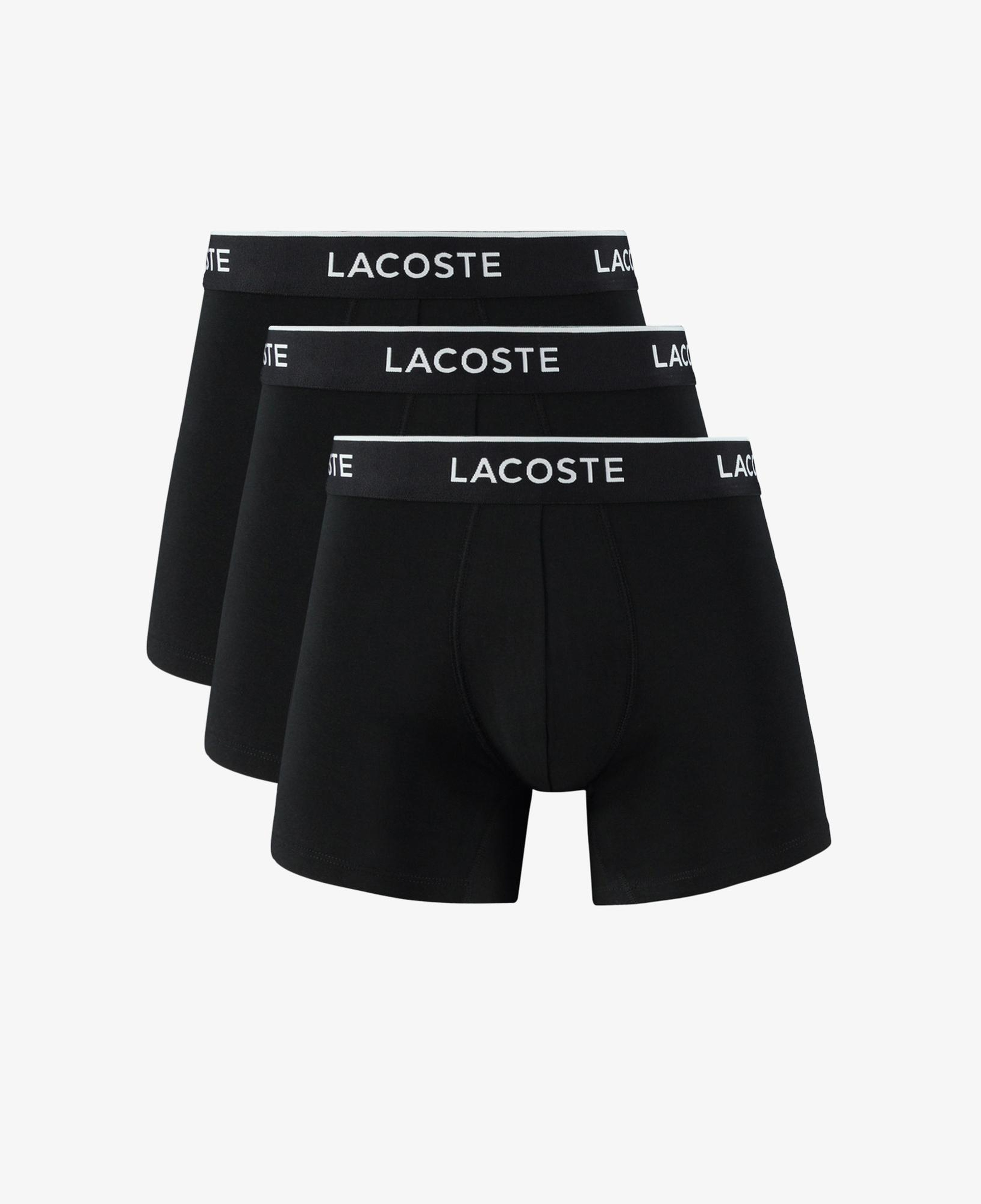 Lacoste Erkek 3'lü Siyah Boxer