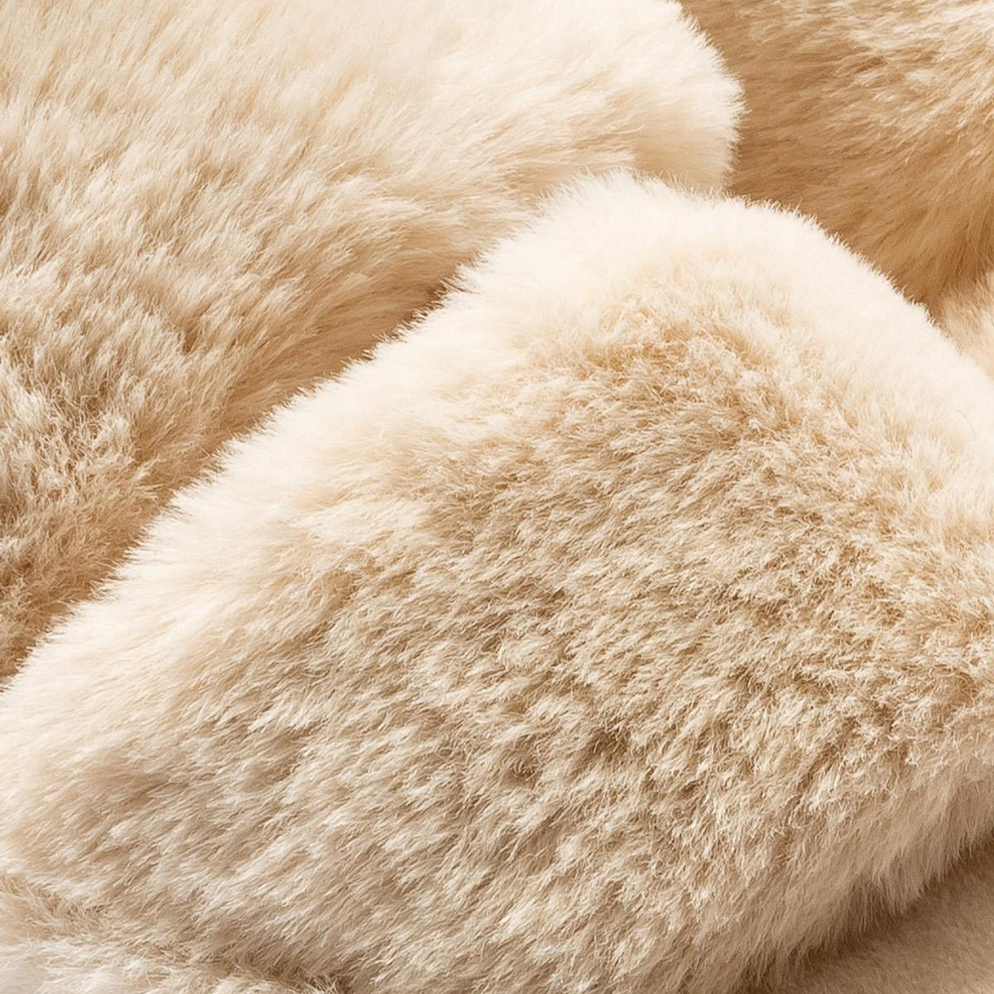 Mona Peluş Kadın Ev Terliği Bej 36/41