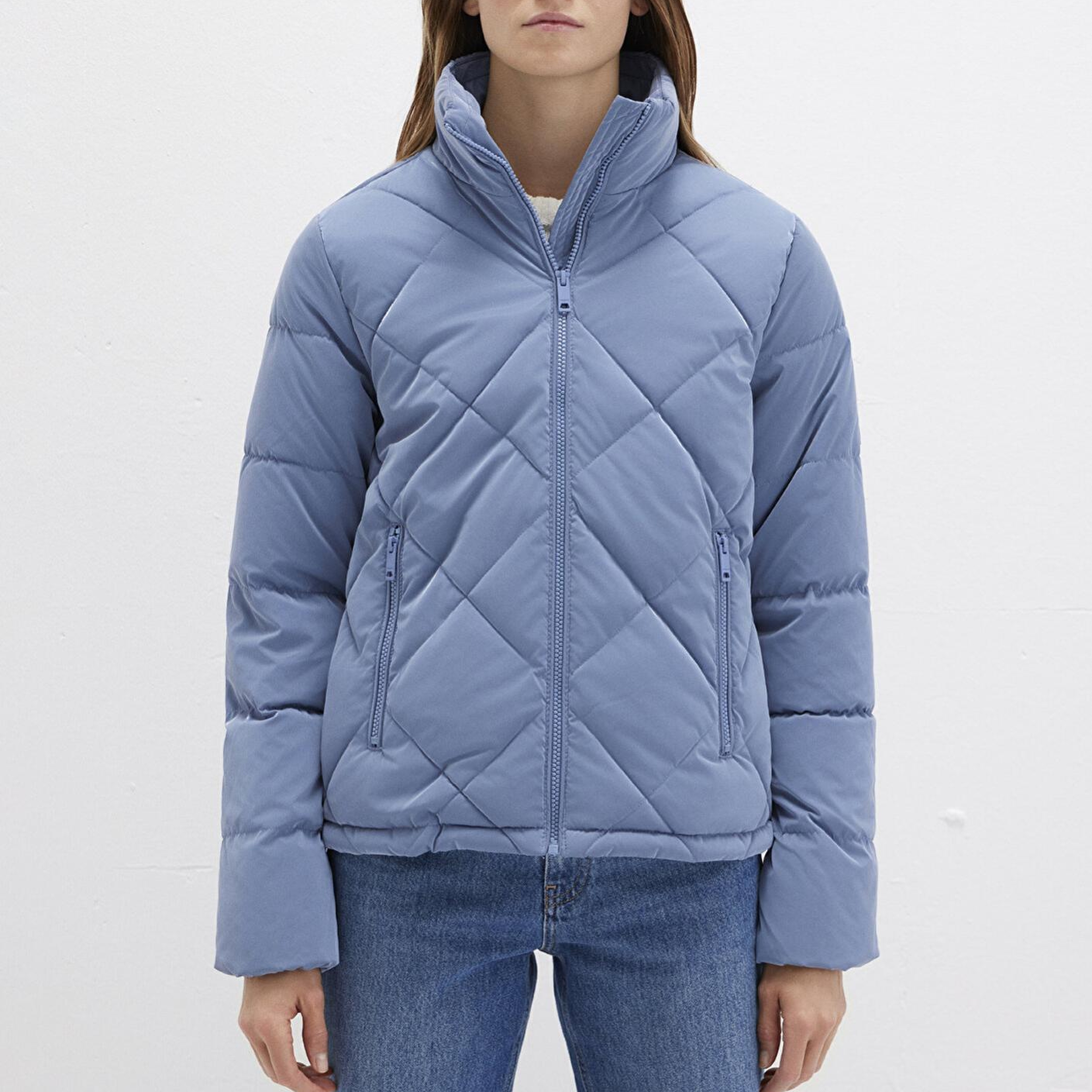 Mavi Su İtici Premium Kapitone Mavi Şişme Mont 1110230-70738