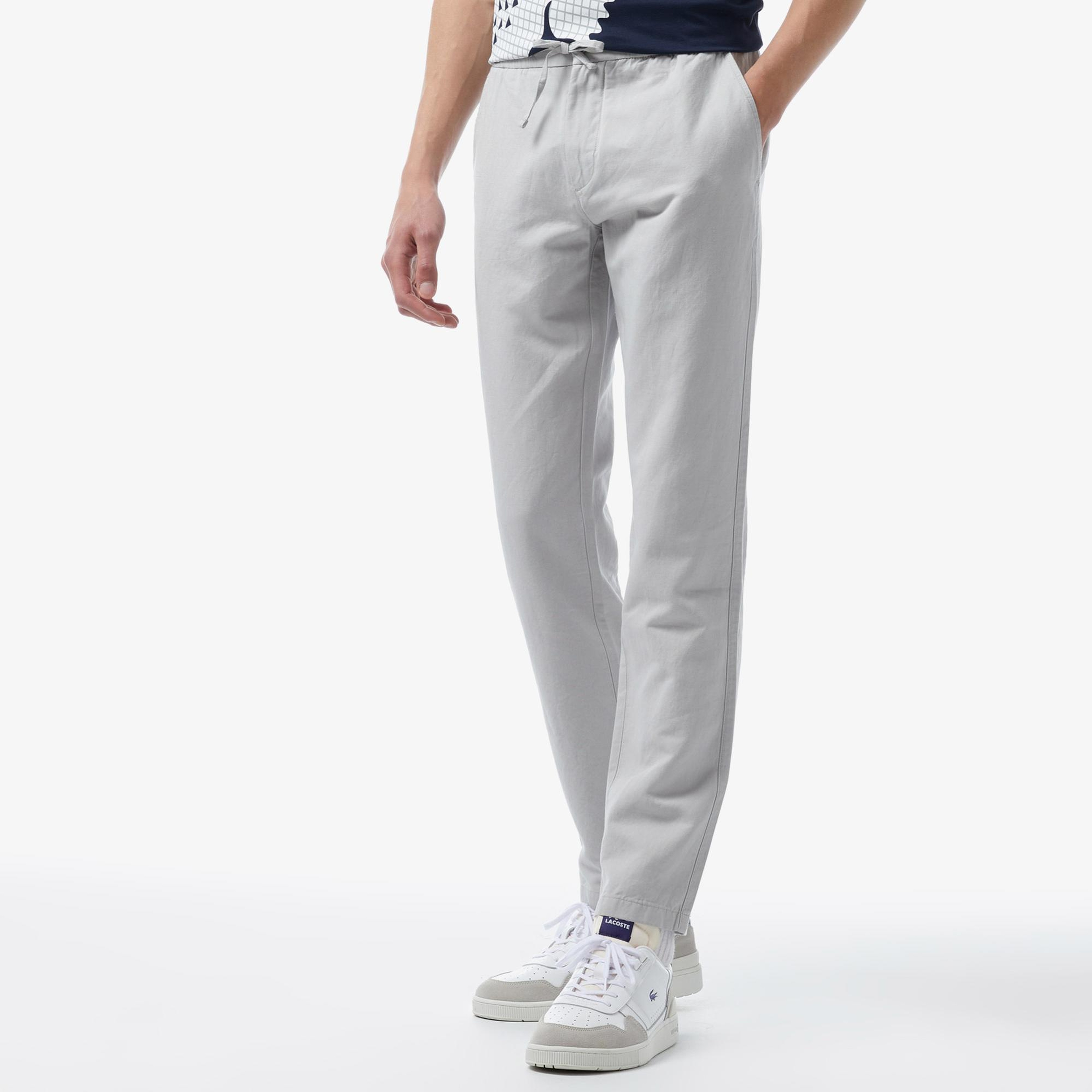 Lacoste Erkek Tapered Fit Gri Pantolon