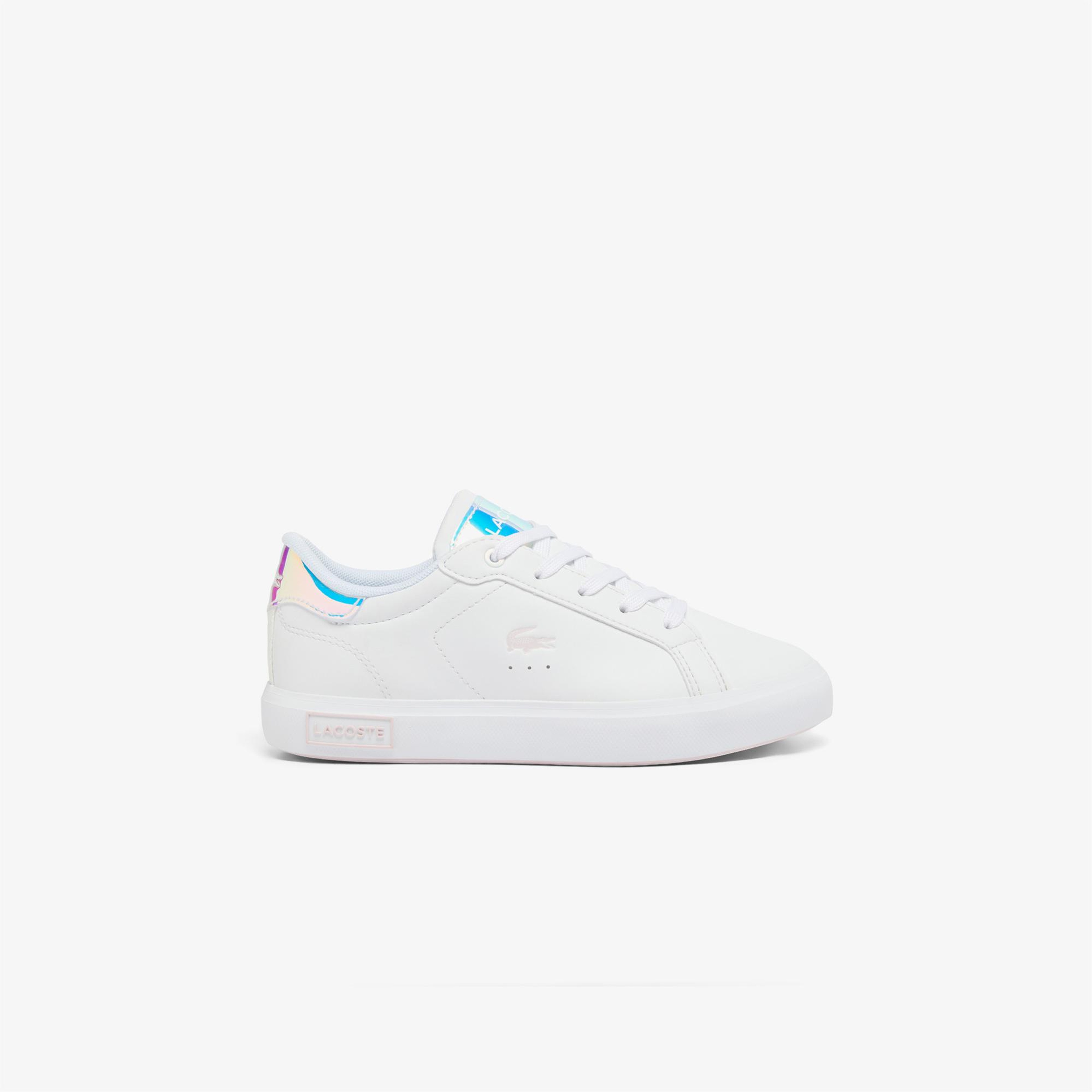 Lacoste Powercourt Çocuk Beyaz Sneaker