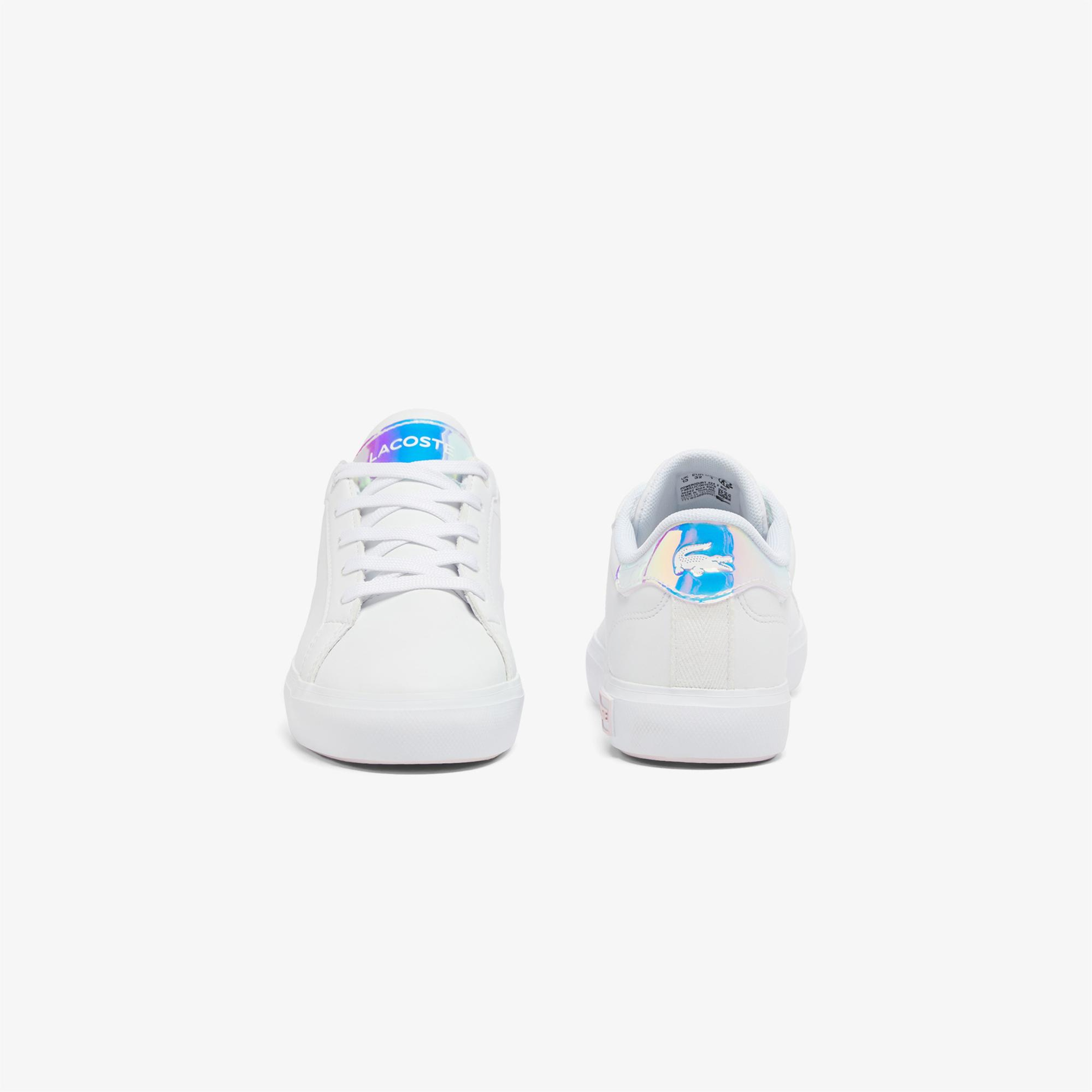 Lacoste Powercourt Çocuk Beyaz Sneaker