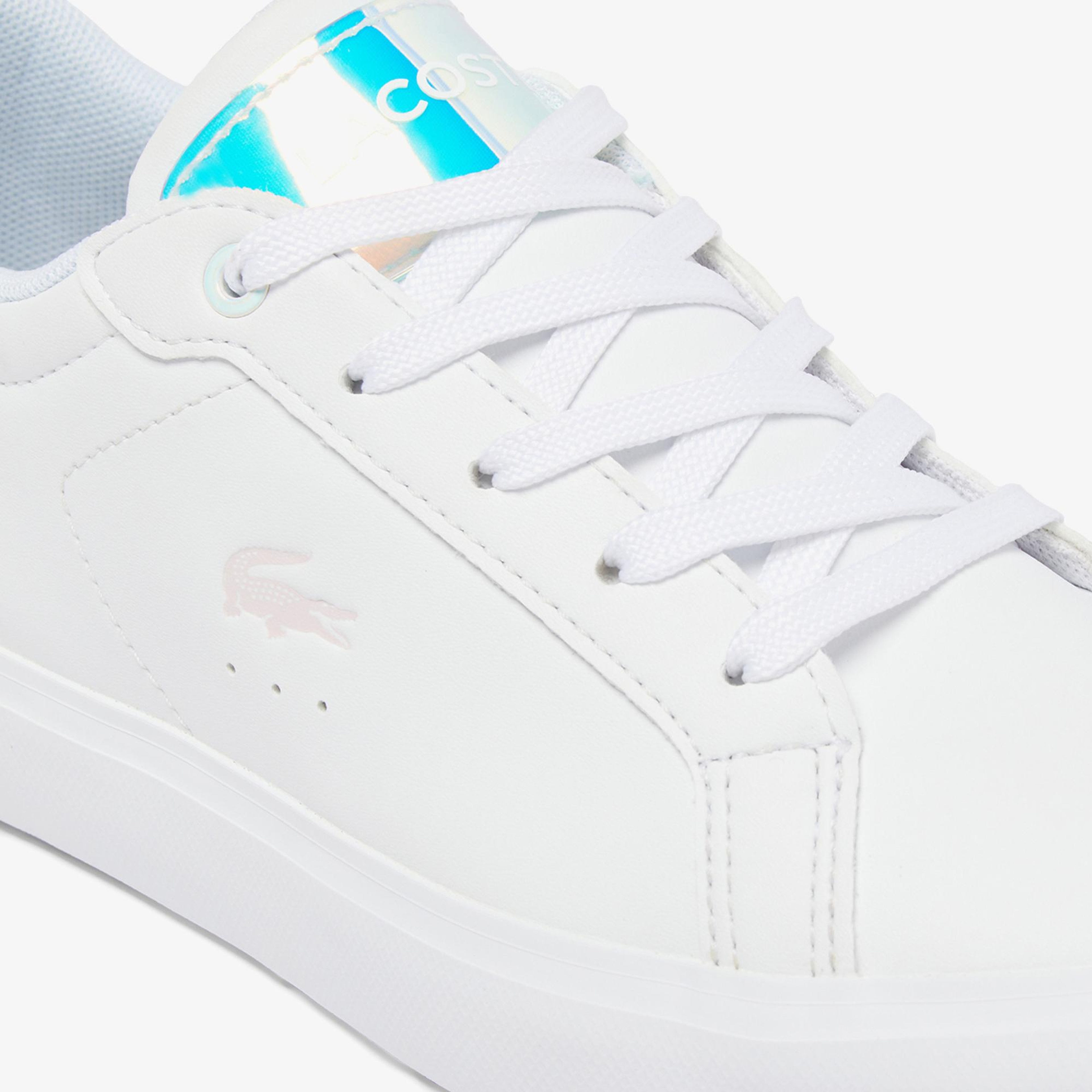 Lacoste Powercourt Çocuk Beyaz Sneaker