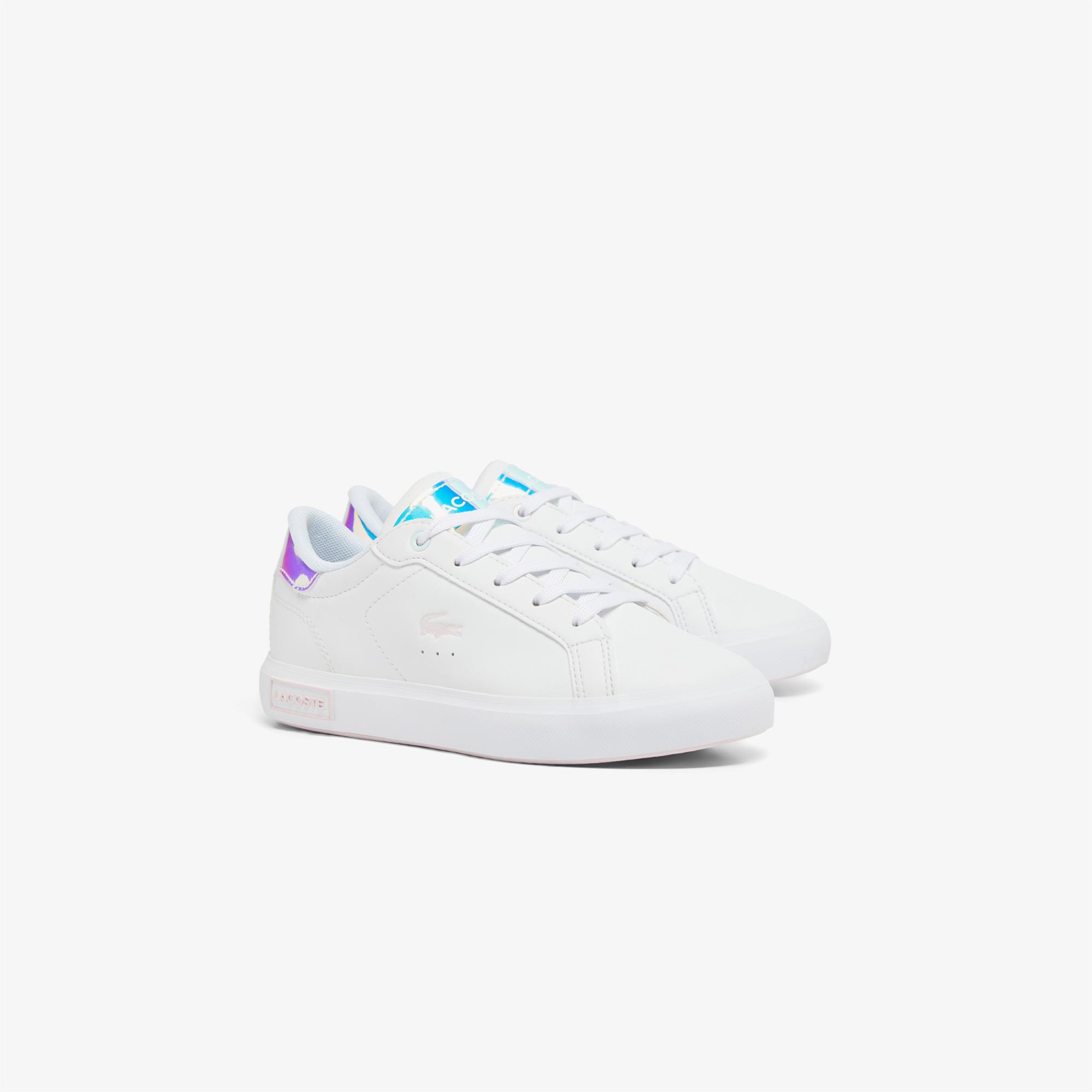 Lacoste Powercourt Çocuk Beyaz Sneaker