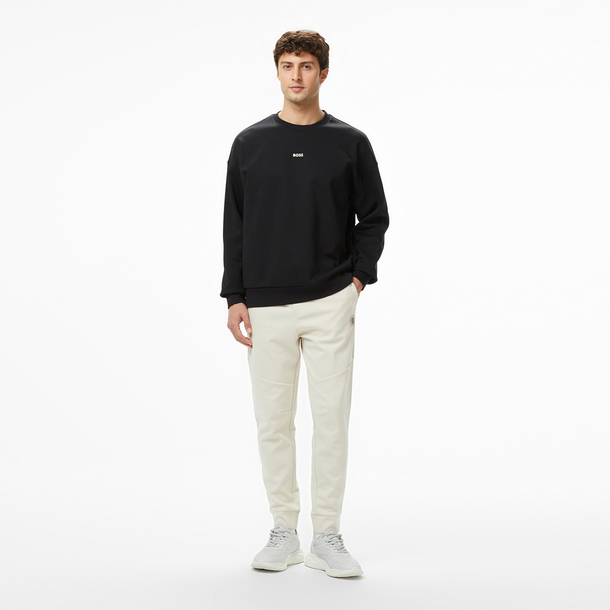 Boss Stenson Erkek Siyah Sweatshirt