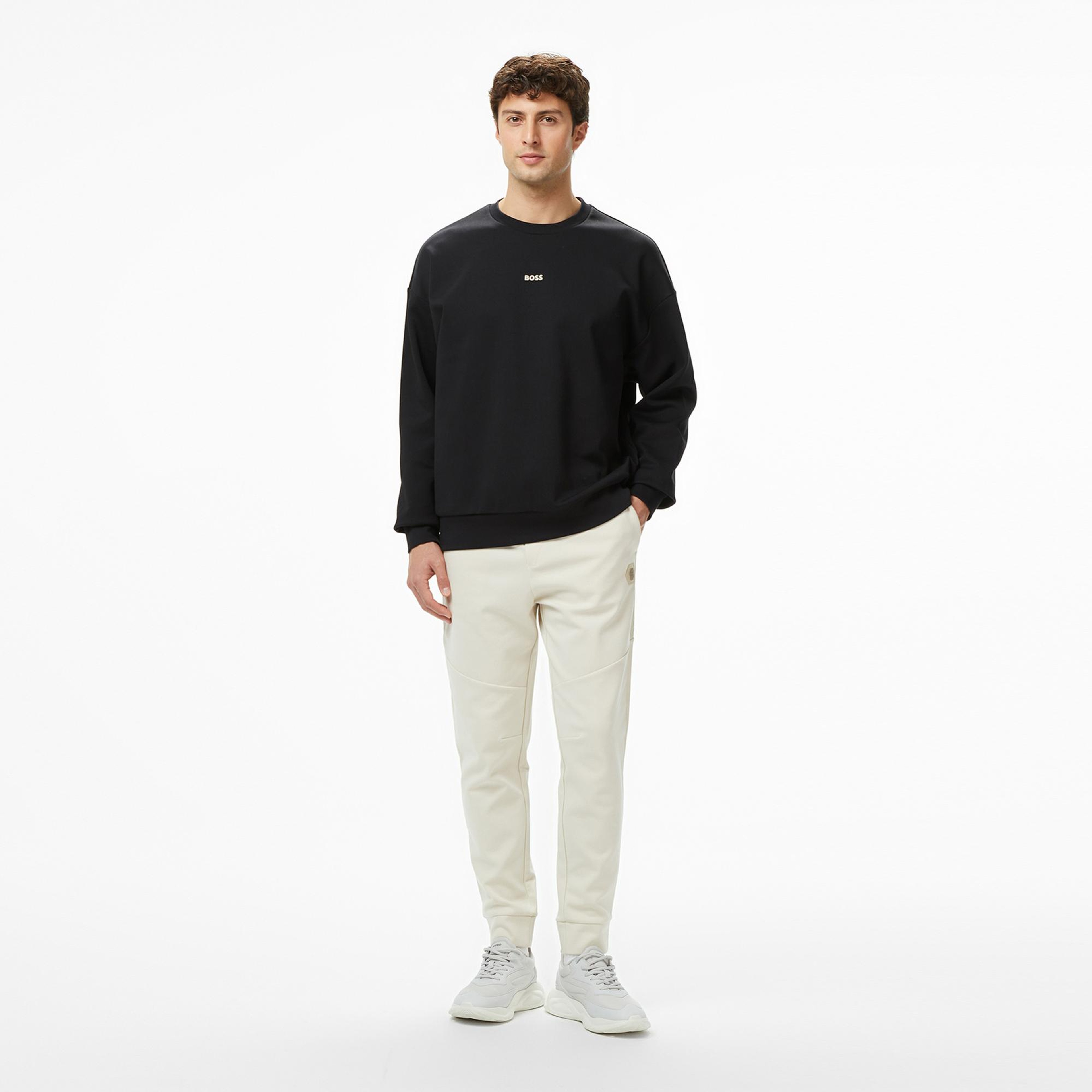 Boss Stenson Erkek Siyah Sweatshirt