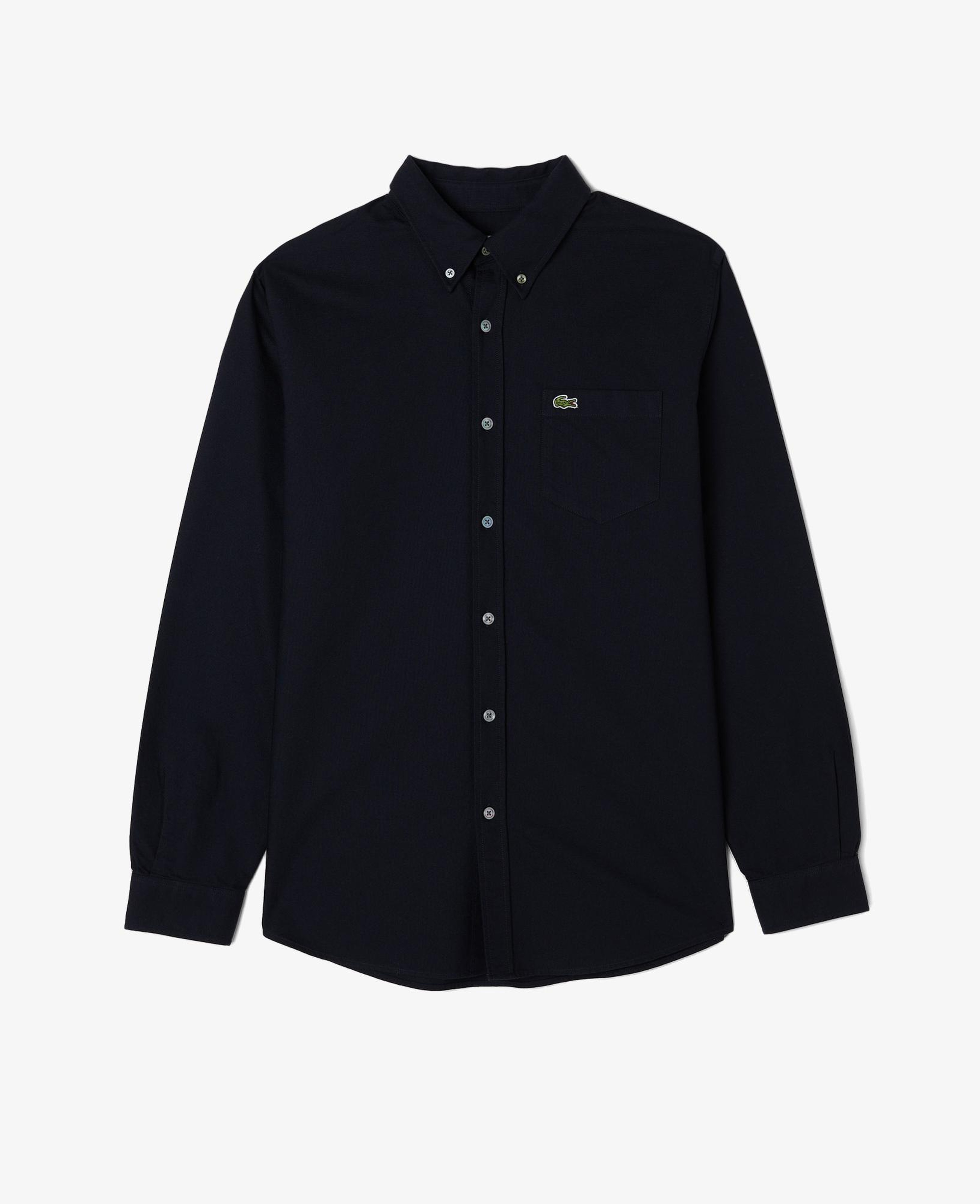 Lacoste Erkek Regular Fit Düğmeli Yaka Lacivert Gömlek