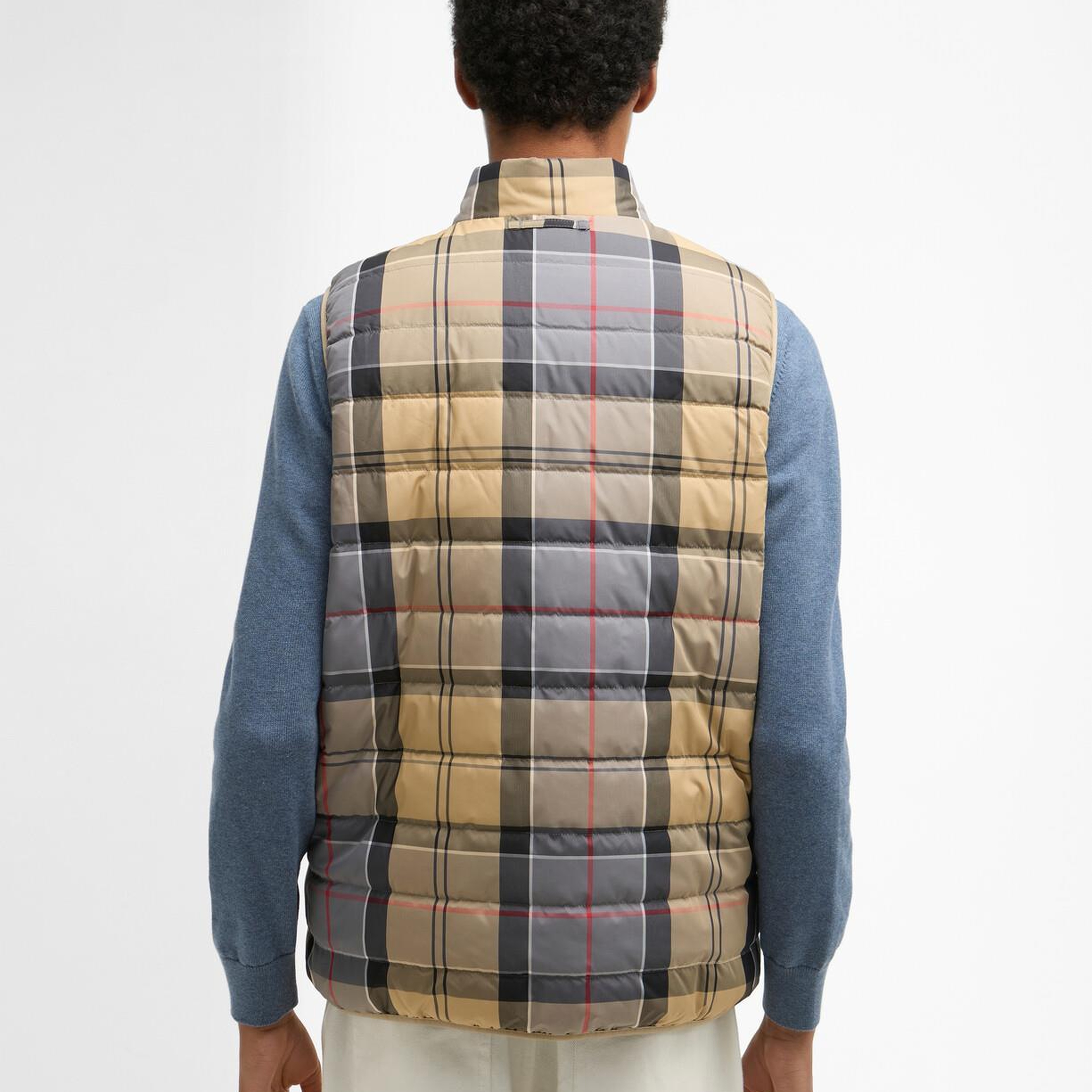 Barbour Reversible Tartan Puffer Yelek