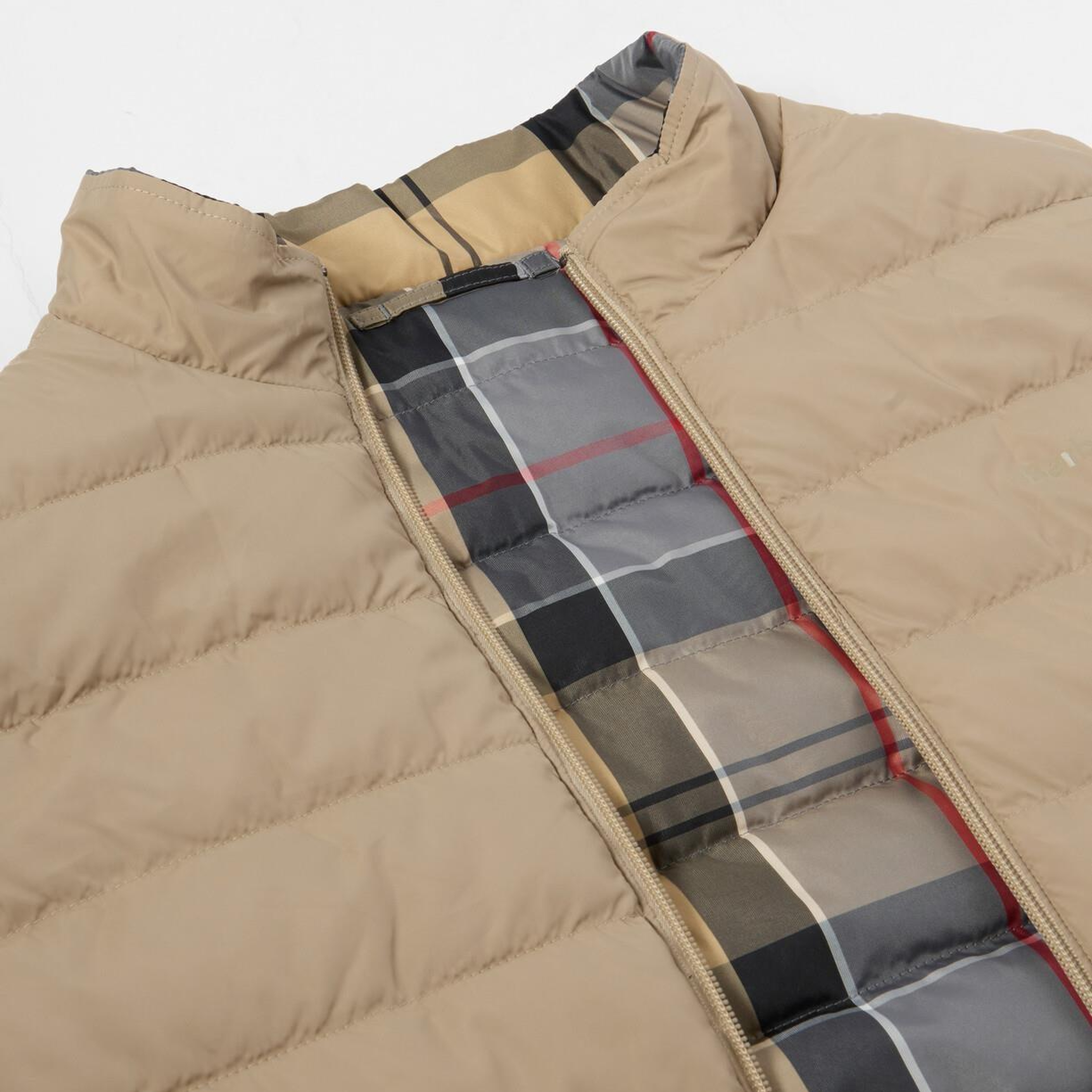 Barbour Reversible Tartan Puffer Yelek