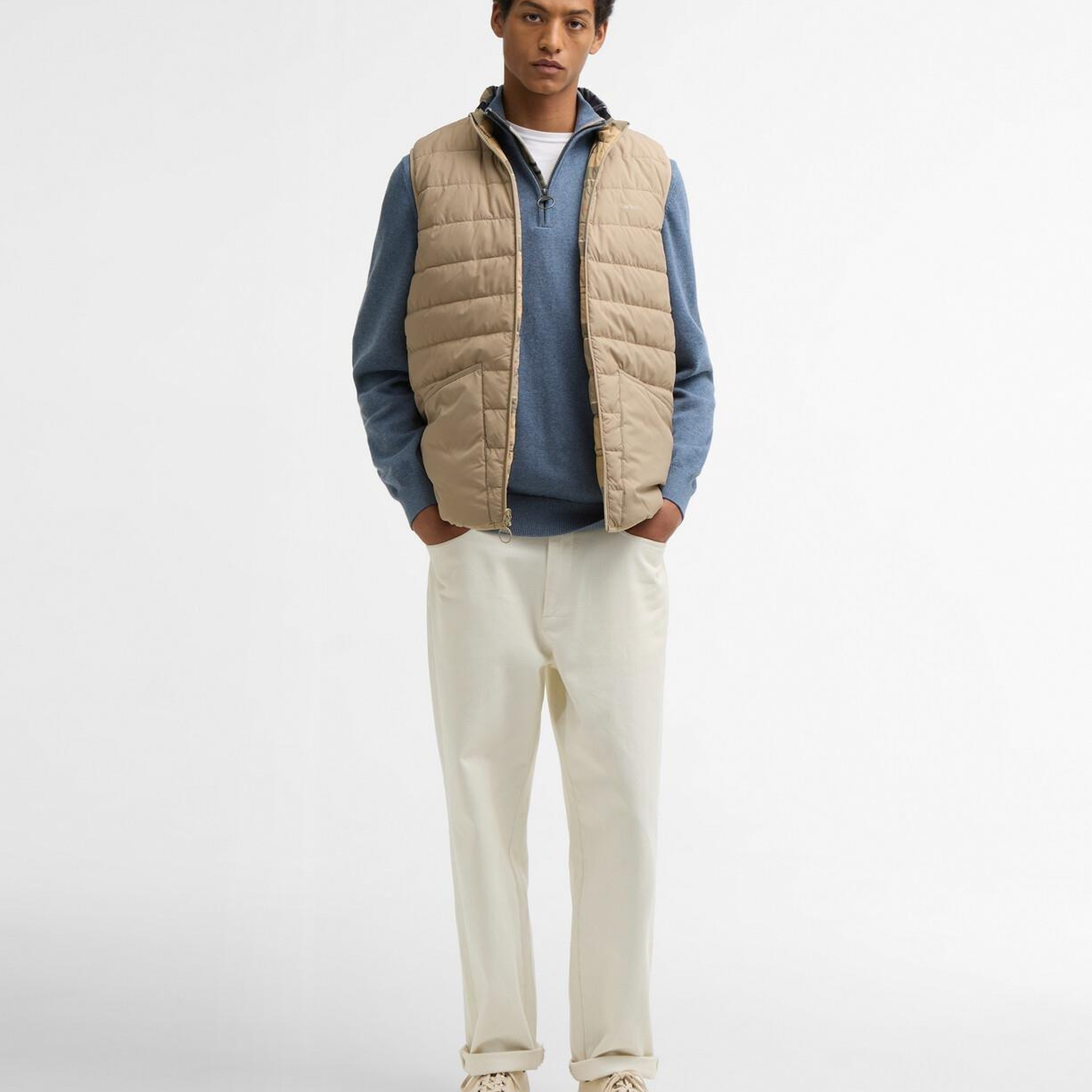 Barbour Reversible Tartan Puffer Yelek