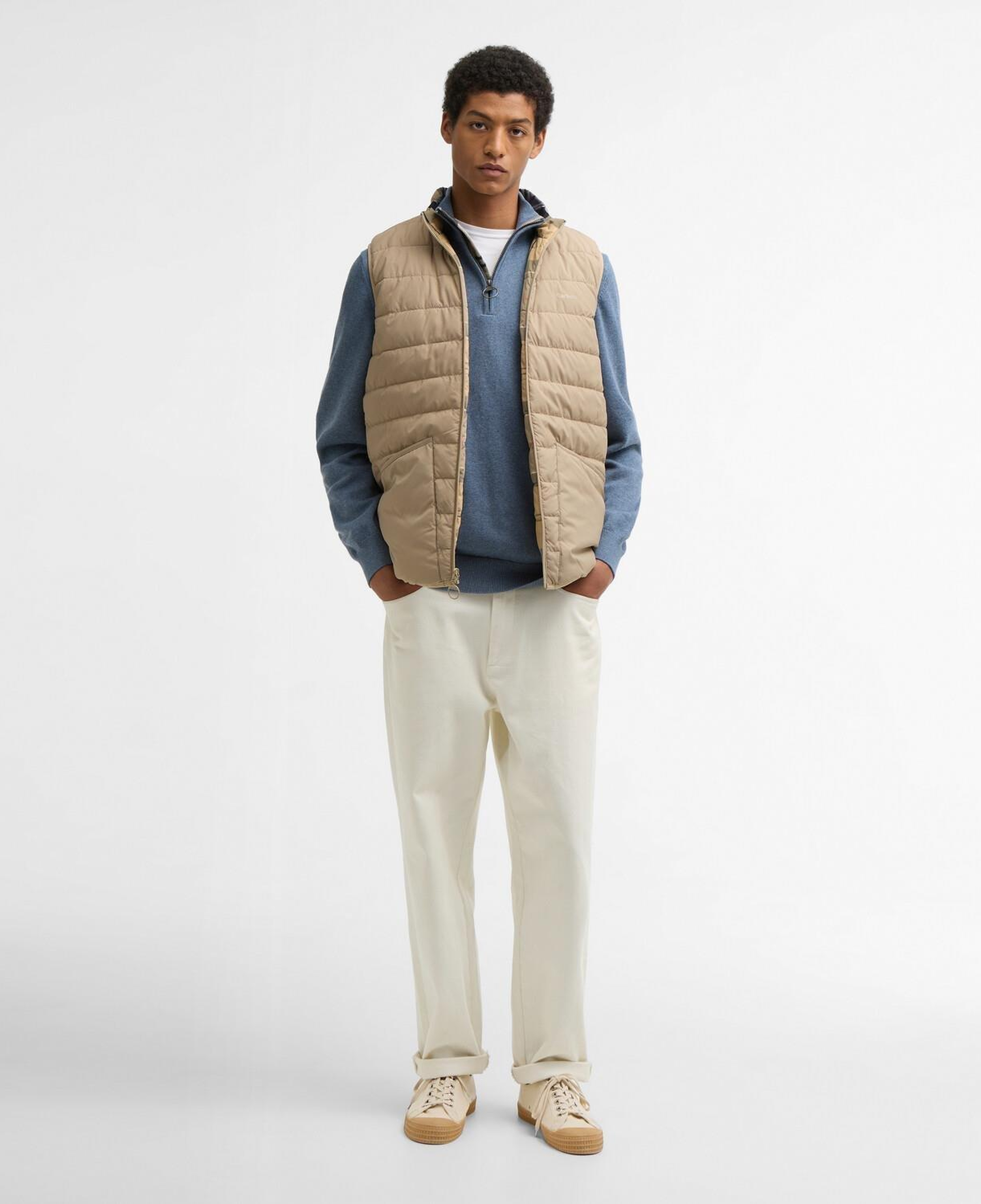 Barbour Reversible Tartan Puffer Yelek