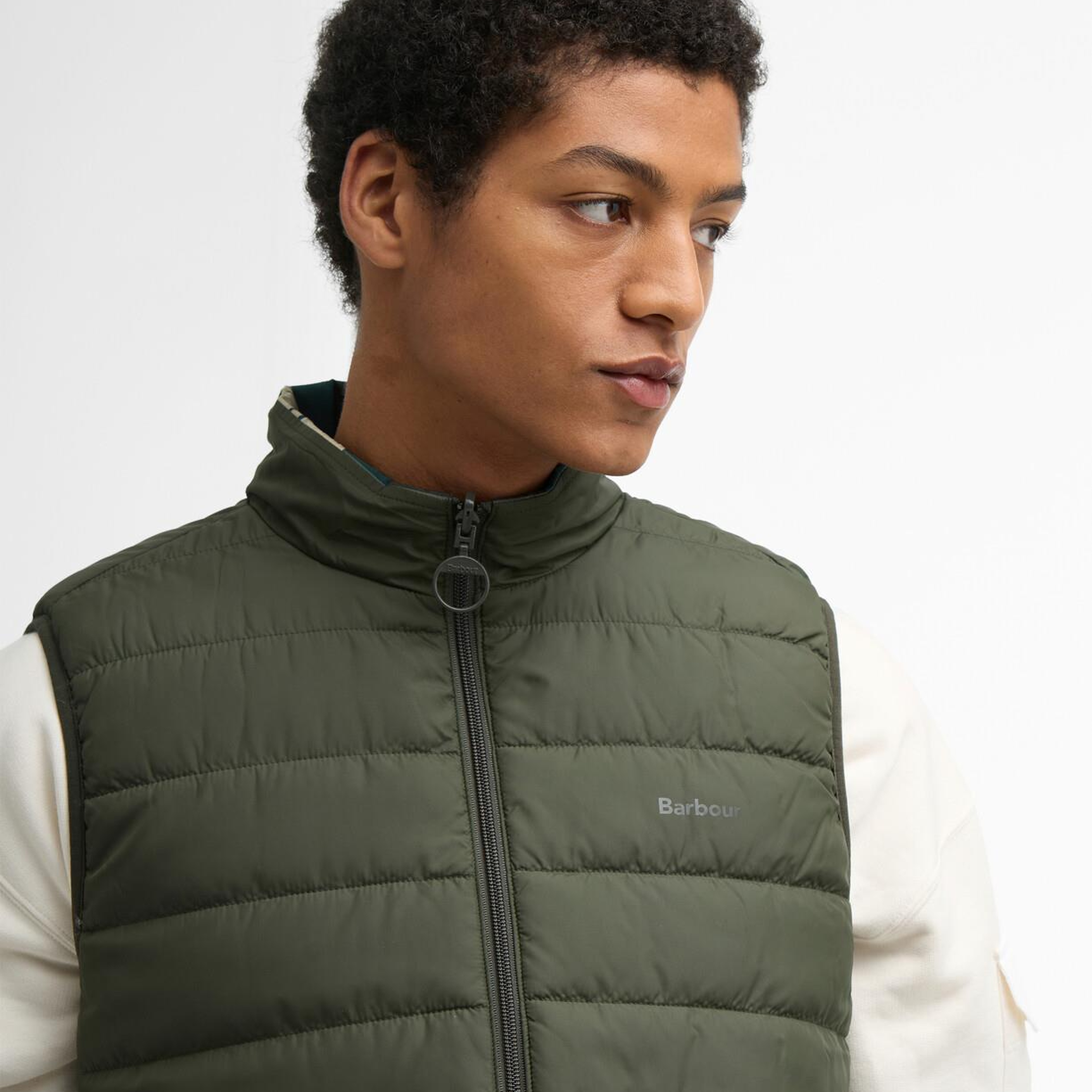 Barbour Reversible Tartan Puffer Yelek