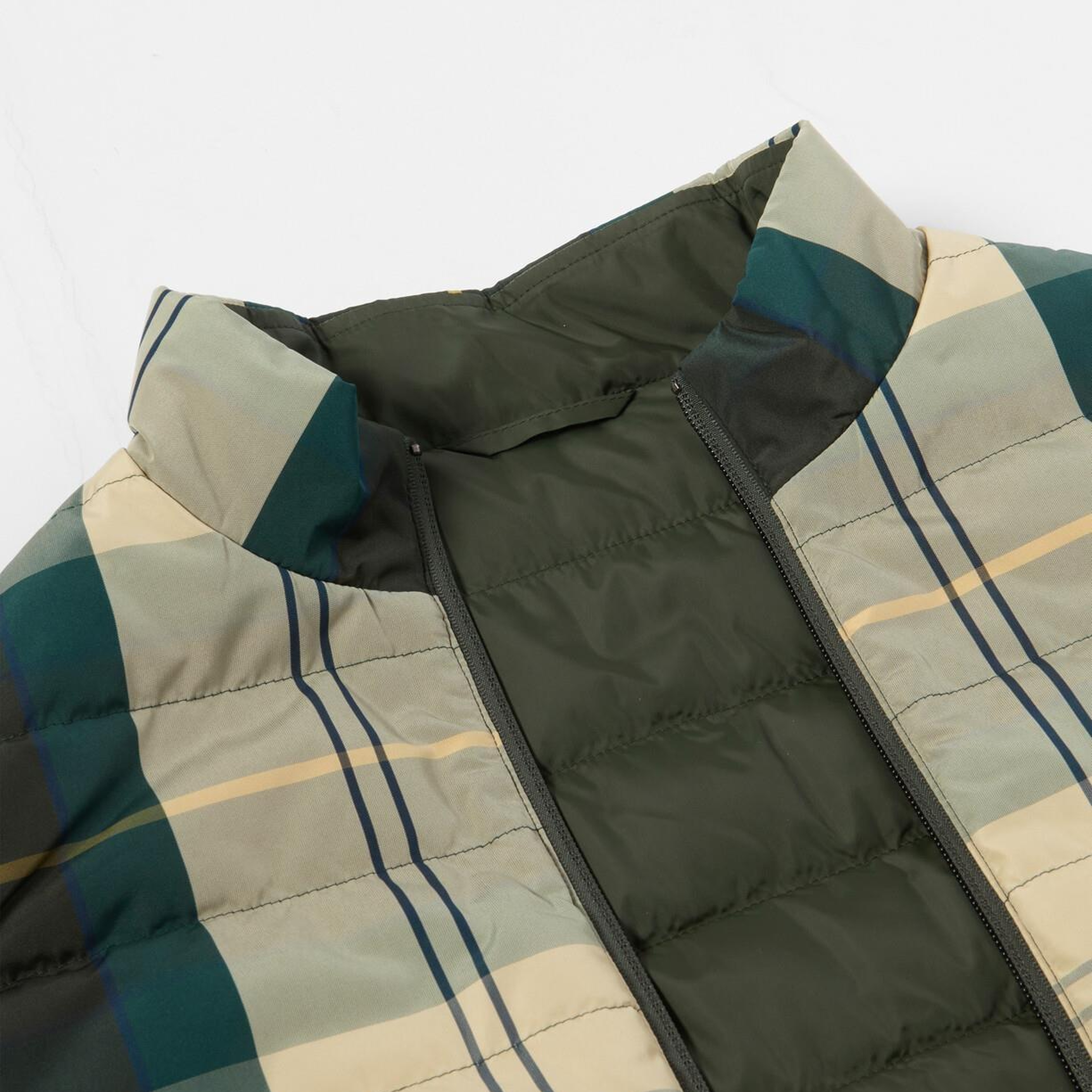 Barbour Reversible Tartan Puffer Yelek