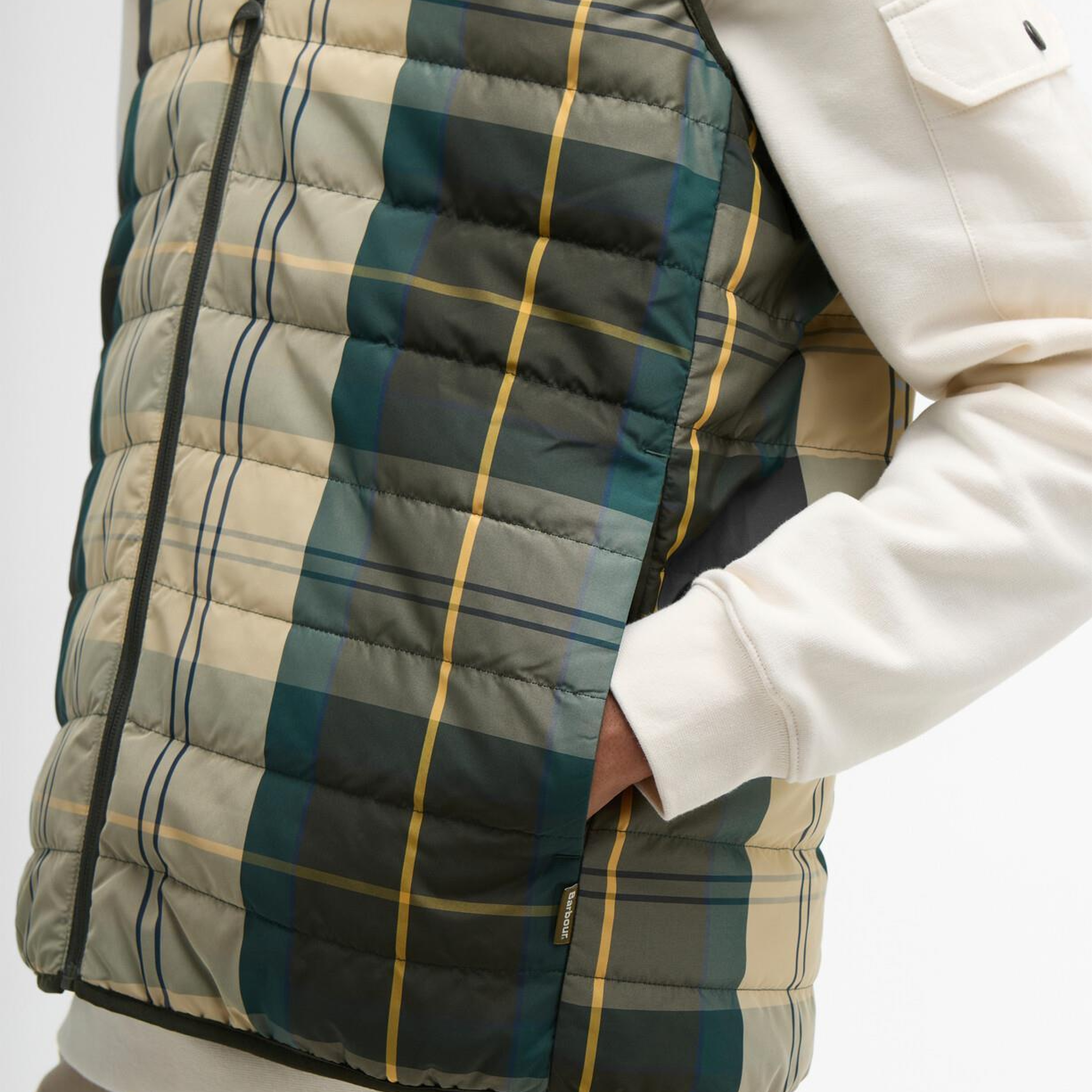 Barbour Reversible Tartan Puffer Yelek