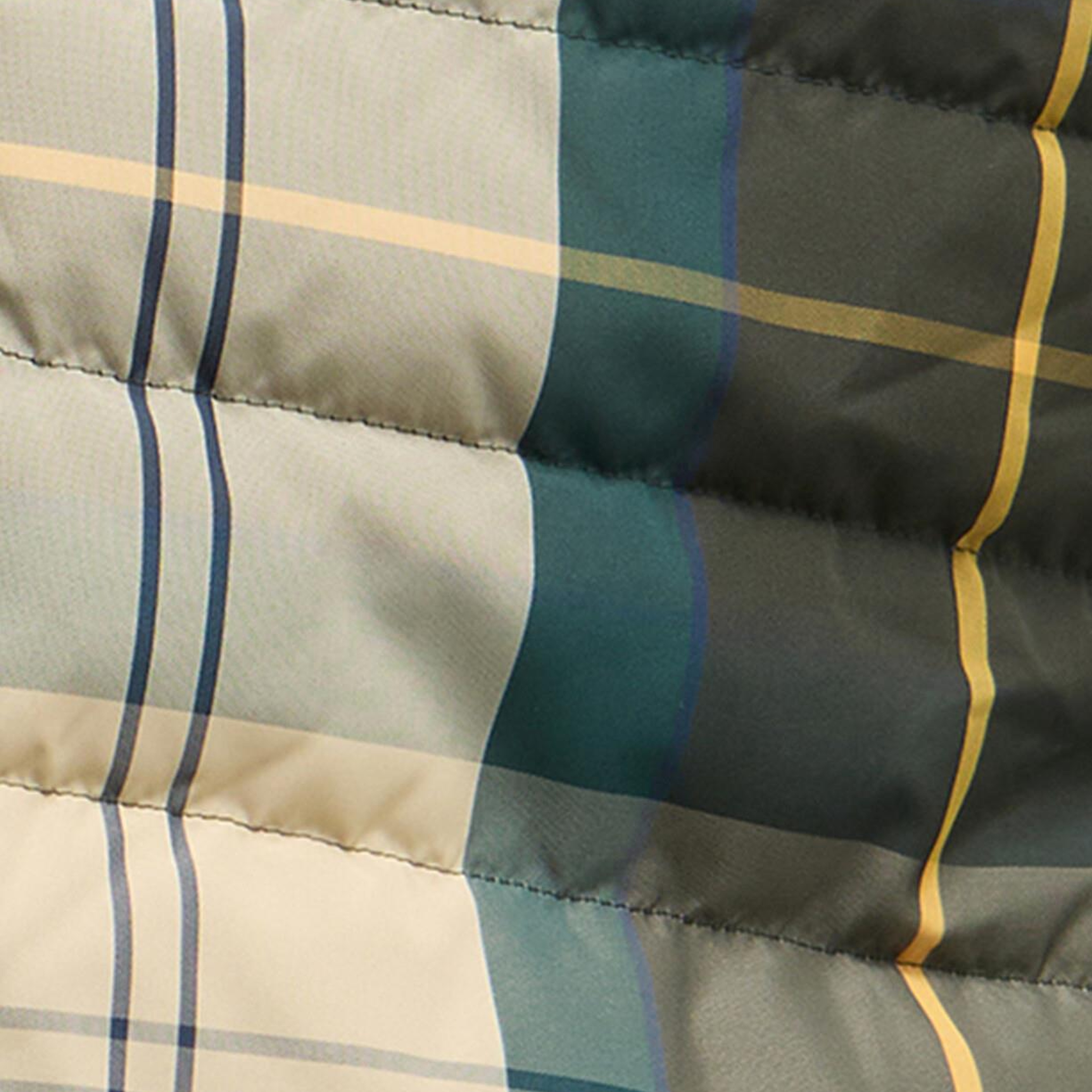 Barbour Reversible Tartan Puffer Yelek