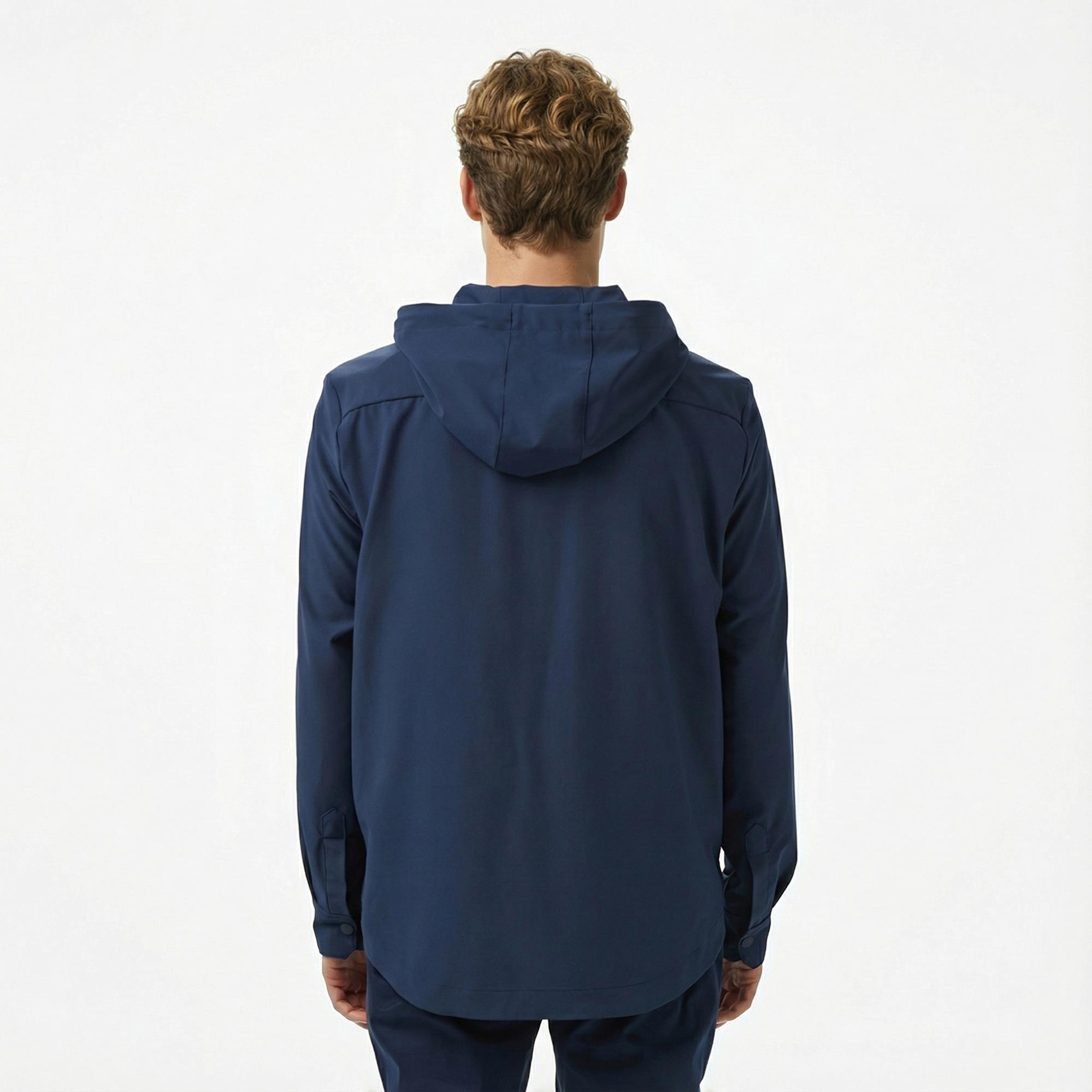 Lacoste Erkek Regular Fit Kapüşonlu Lacivert Ceket