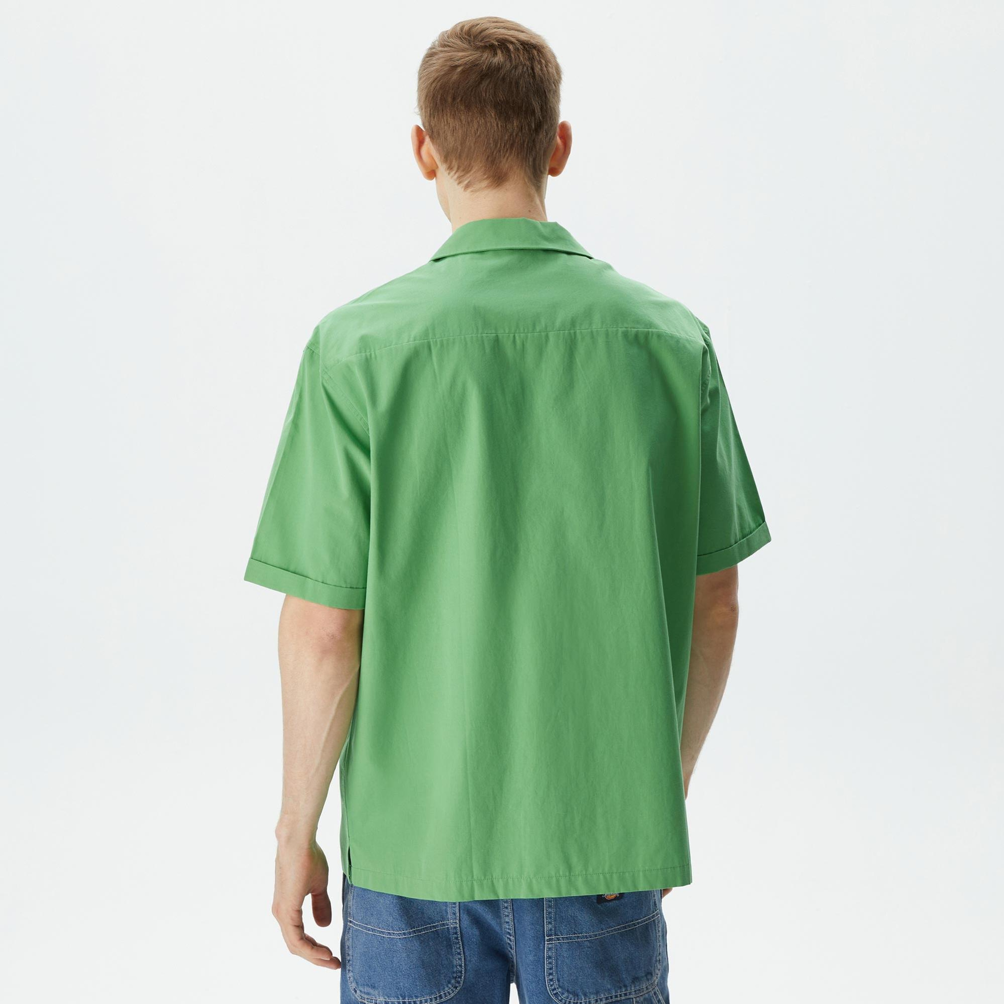 Les Benjamins Essential Erkek Yeşil Gömlek