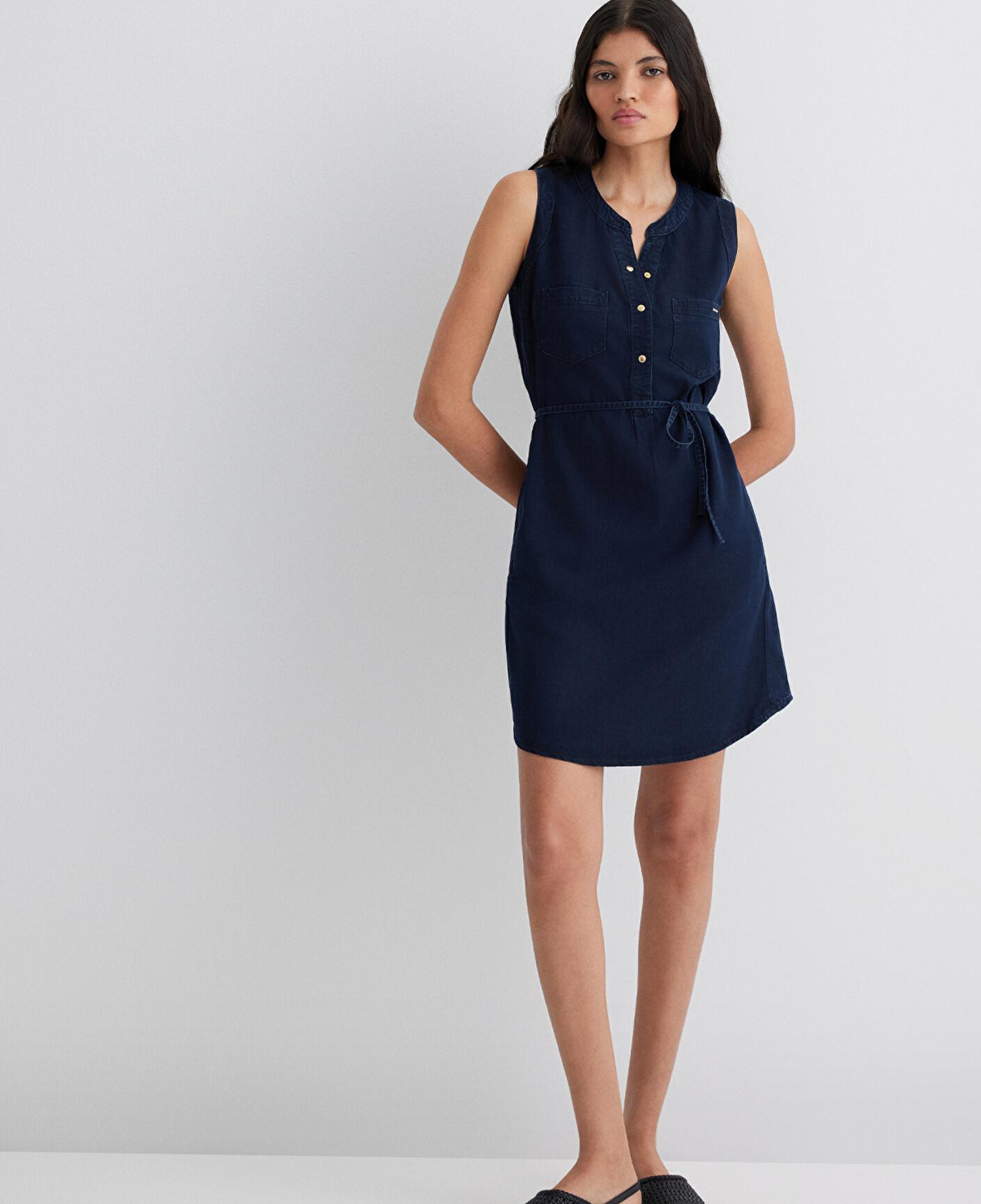 Mavi Suzy Gold Klasik Mürekkep Mavi Jean Elbise 130317-81270