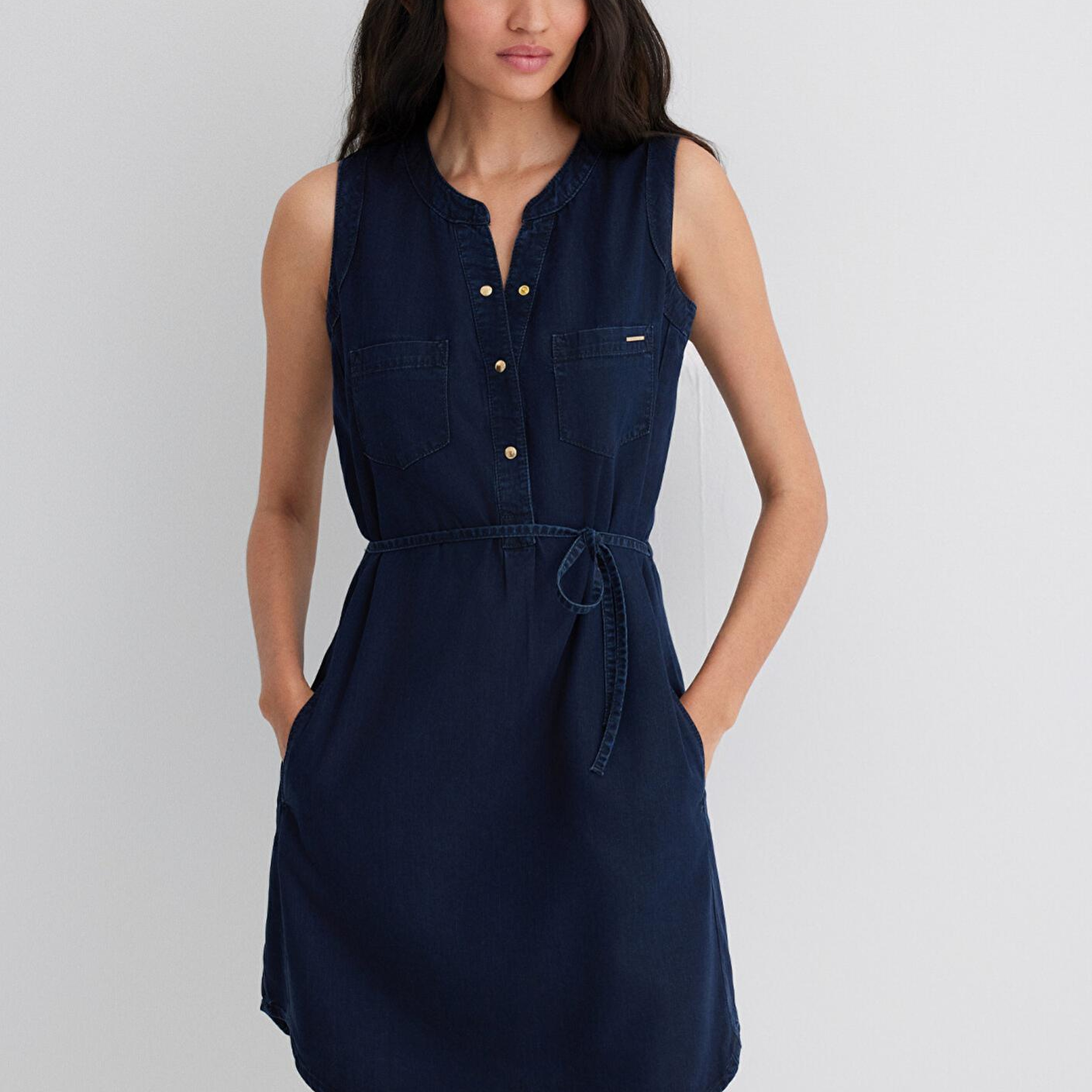 Mavi Suzy Gold Klasik Mürekkep Mavi Jean Elbise 130317-81270