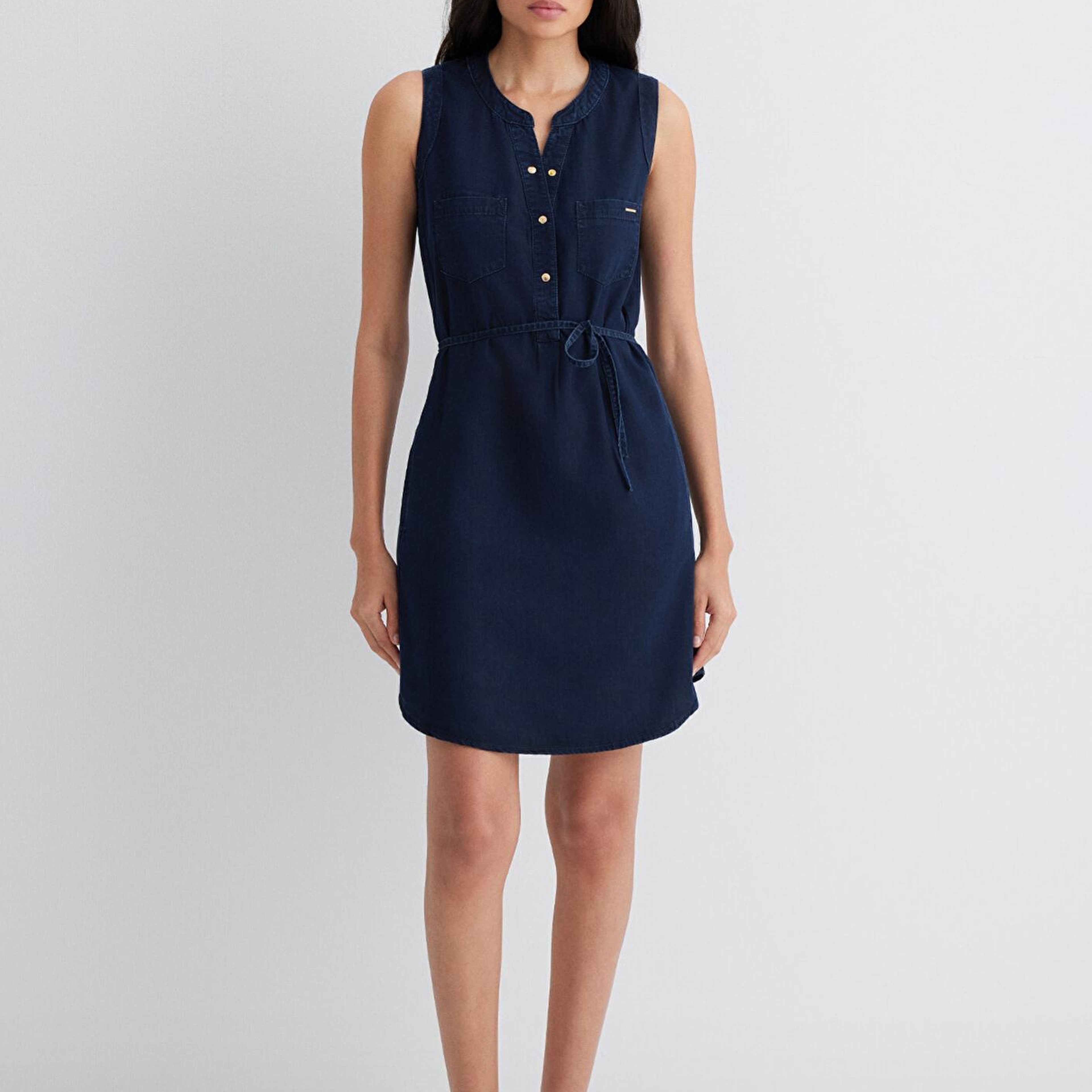 Mavi Suzy Gold Klasik Mürekkep Mavi Jean Elbise 130317-81270