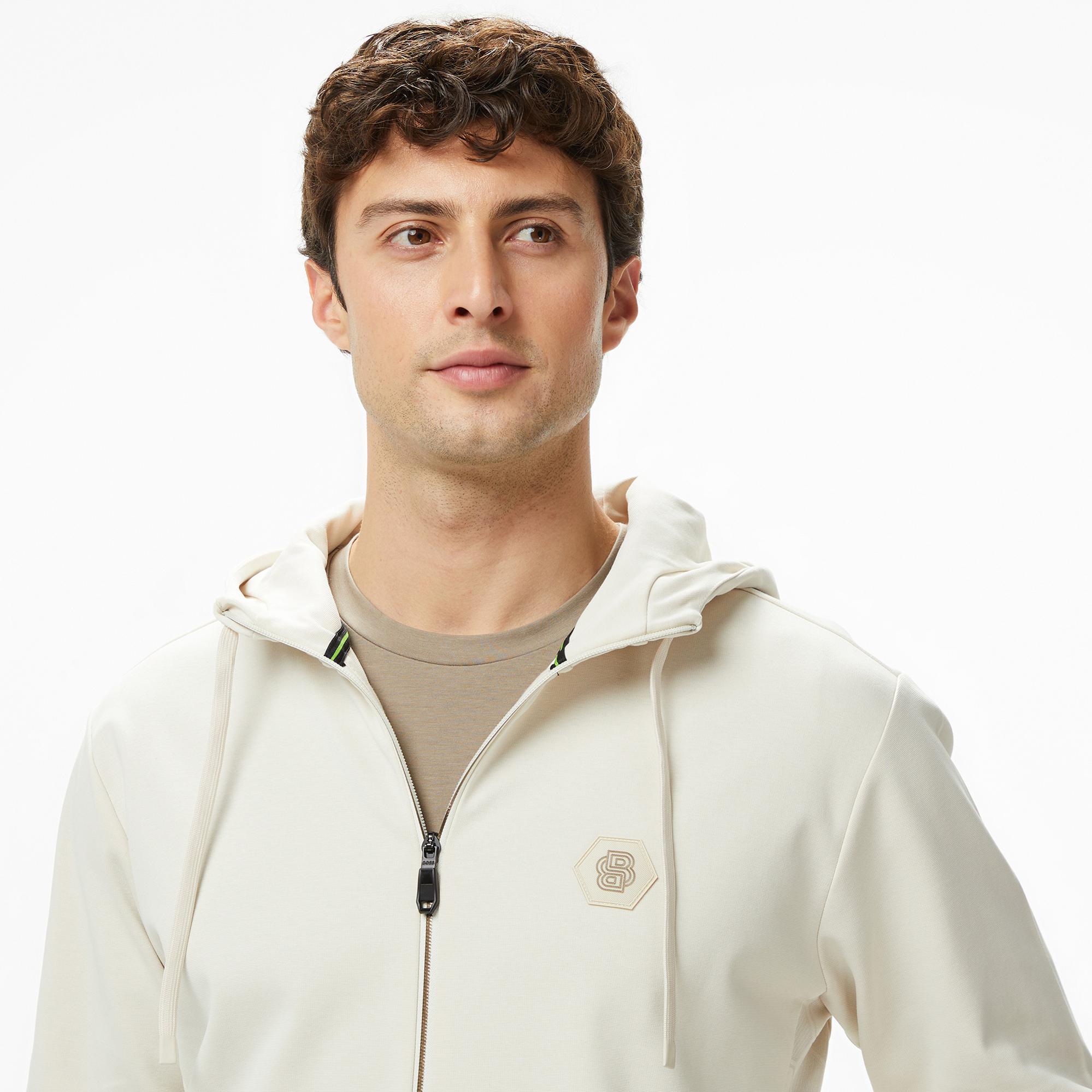 Boss Saggy Future Erkek Beyaz Sweatshirt