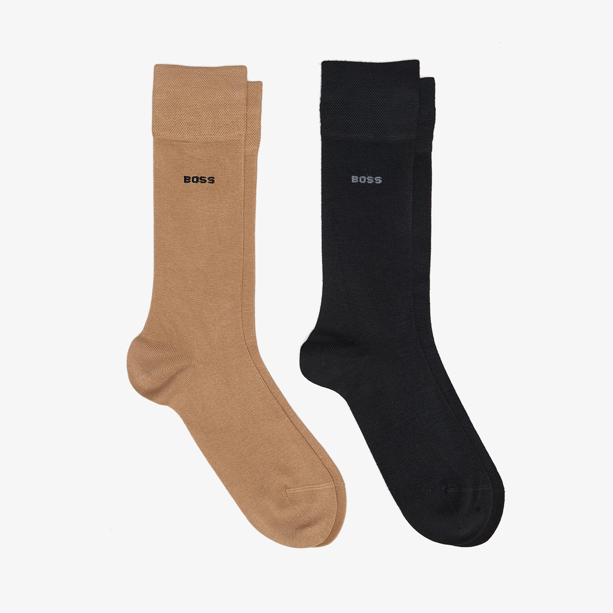 Boss Bamboo 2'li Erkek Bej Çorap